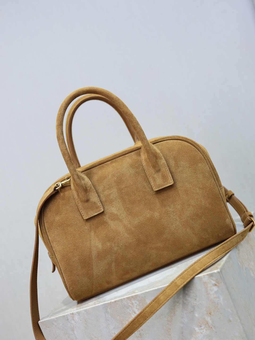 YSL SAC DE JOUR Small Boston in Suede 27x18x15cm - Image 7