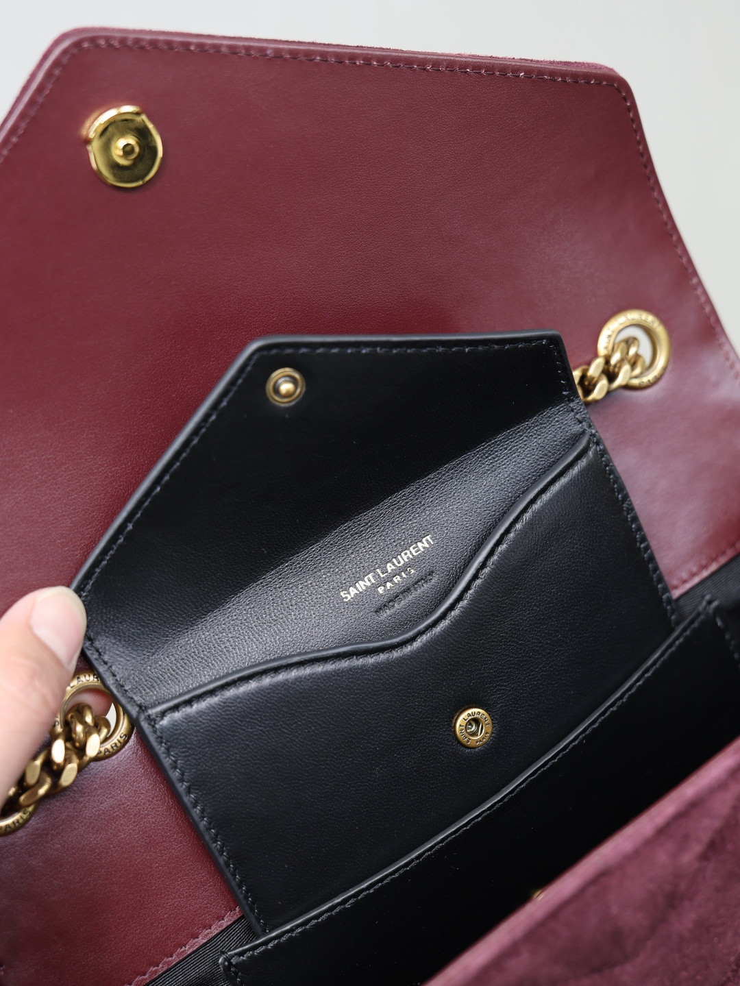 YSL LOULOU small in Suede 24x14x6cm - Image 15
