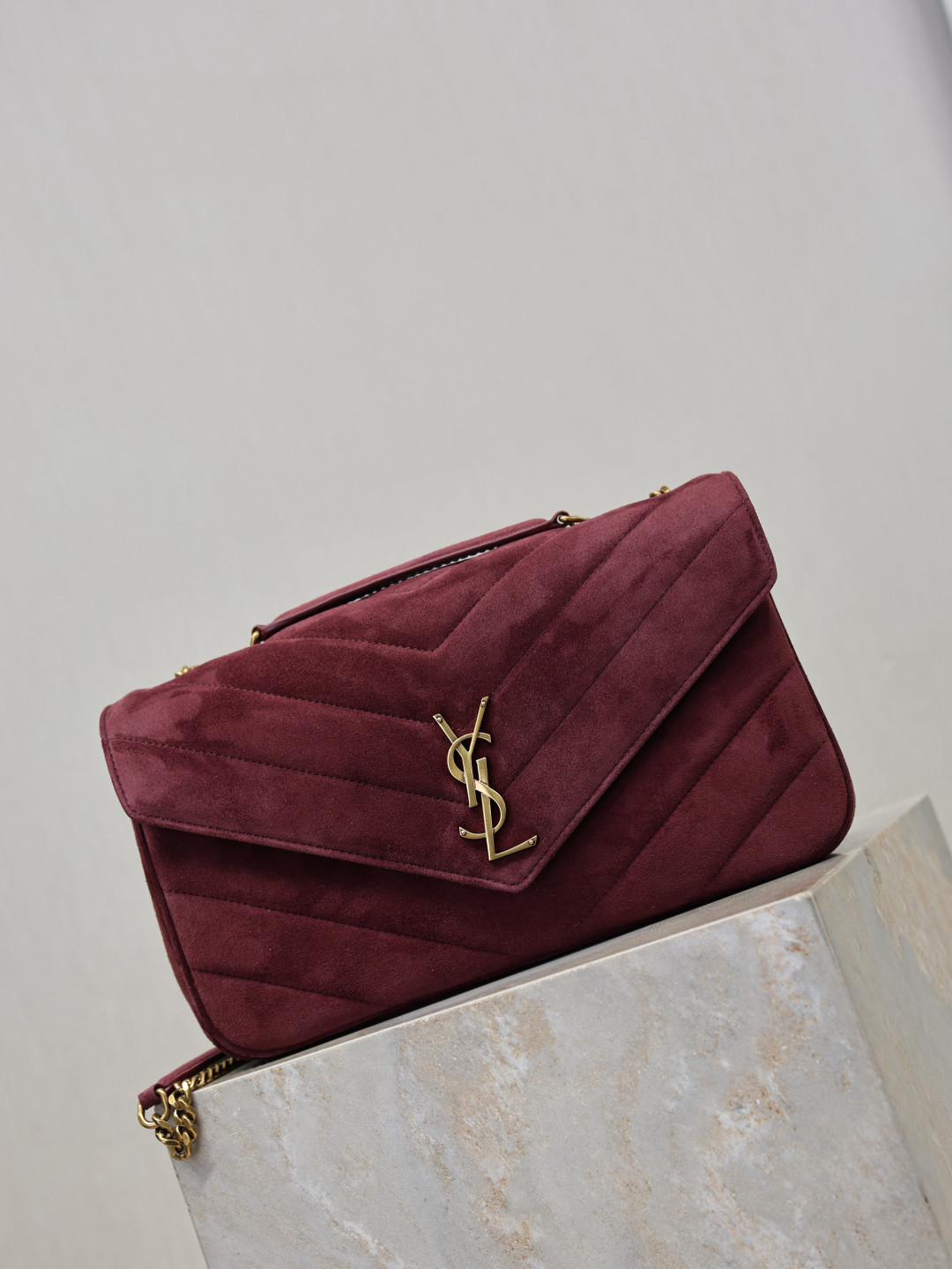 YSL LOULOU Medium in Suede 29x17x8cm - Image 3