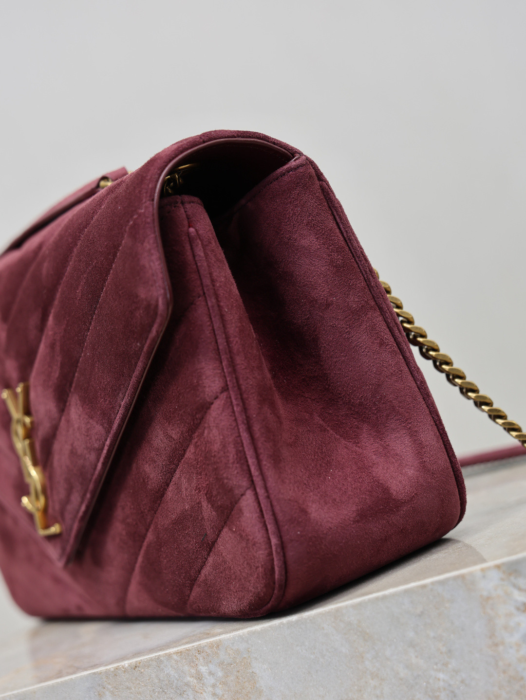 YSL LOULOU Medium in Suede 29x17x8cm - Image 5