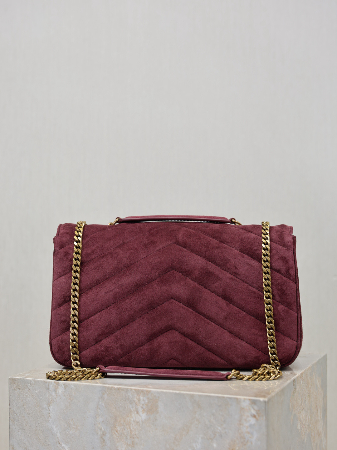 YSL LOULOU Medium in Suede 29x17x8cm - Image 6