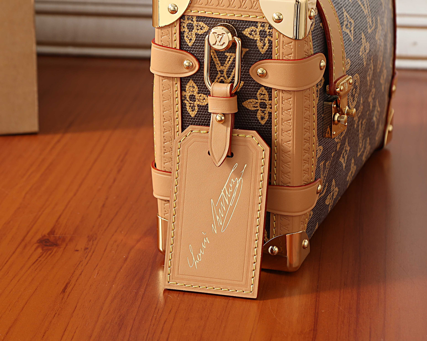 LV SIDE TRUNK Medium Handbag M27516 16x8.5x23.5cm - Image 16