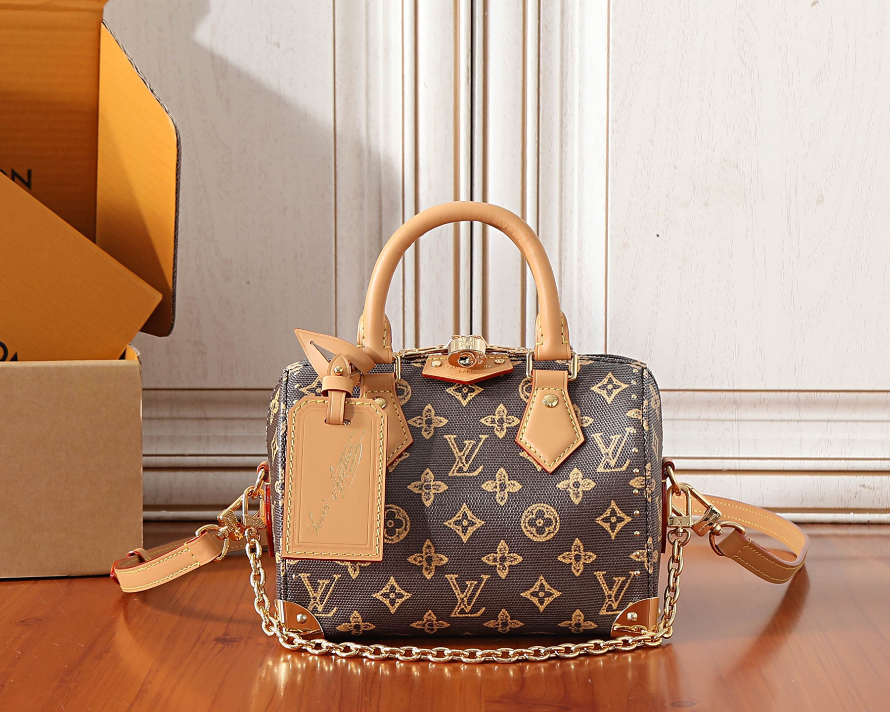 LV SPEEDY TRUNK 20 Handbag M28102 (20.5*13.5*11cm) - Image 2