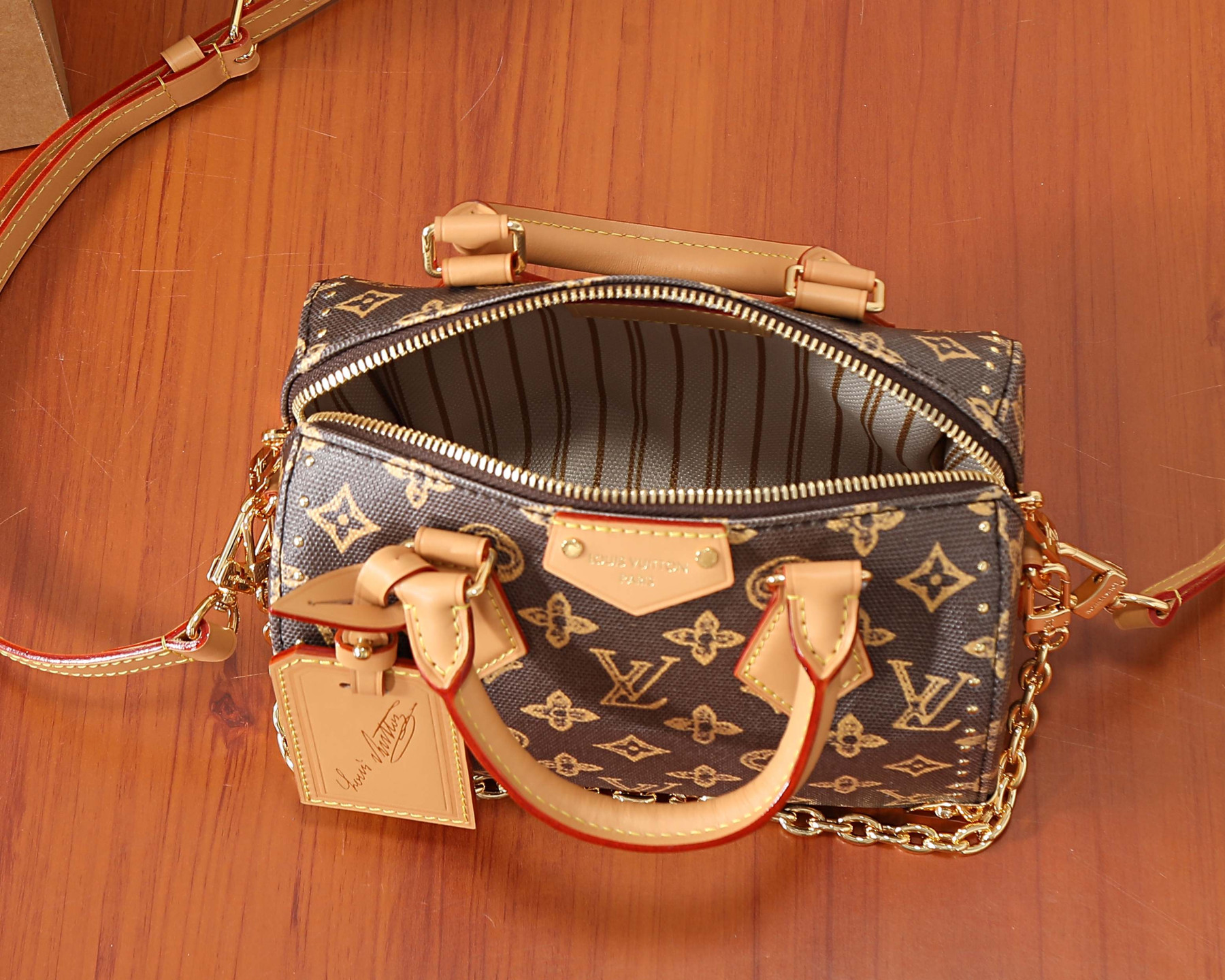 LV SPEEDY TRUNK 20 Handbag M28102 (20.5*13.5*11cm) - Image 9