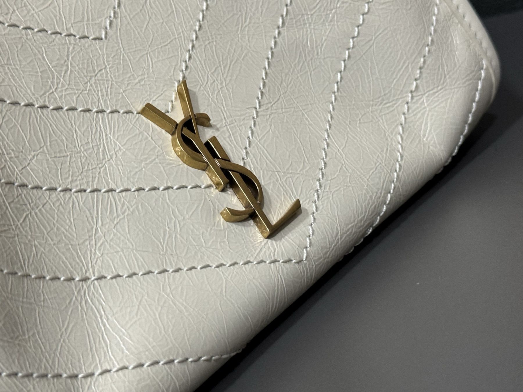 YSL NIKI Small Shopping in Vintage Leather 25x19x10cm - Image 8