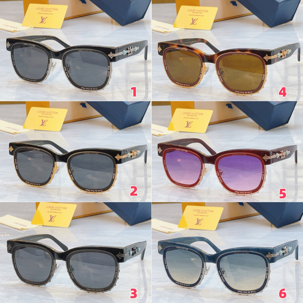 LV Glasses Z2022U 53-21-140 - Image 2