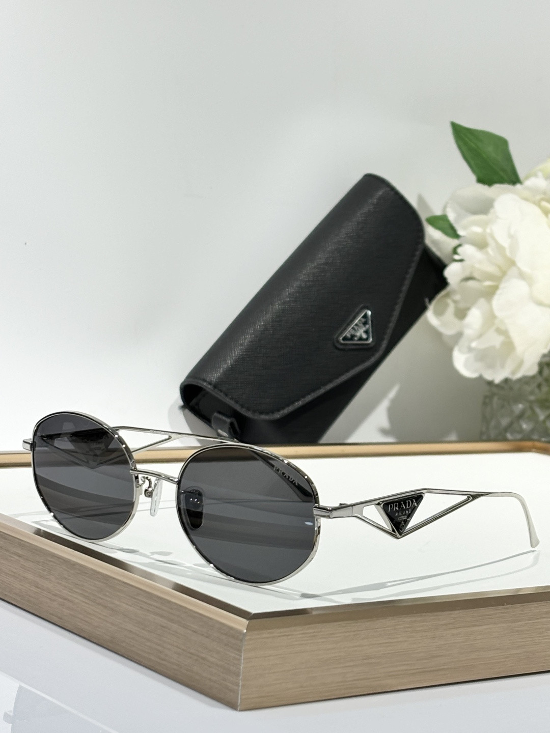 Prada Glasses SPR60Y 57-18-140 - Image 4