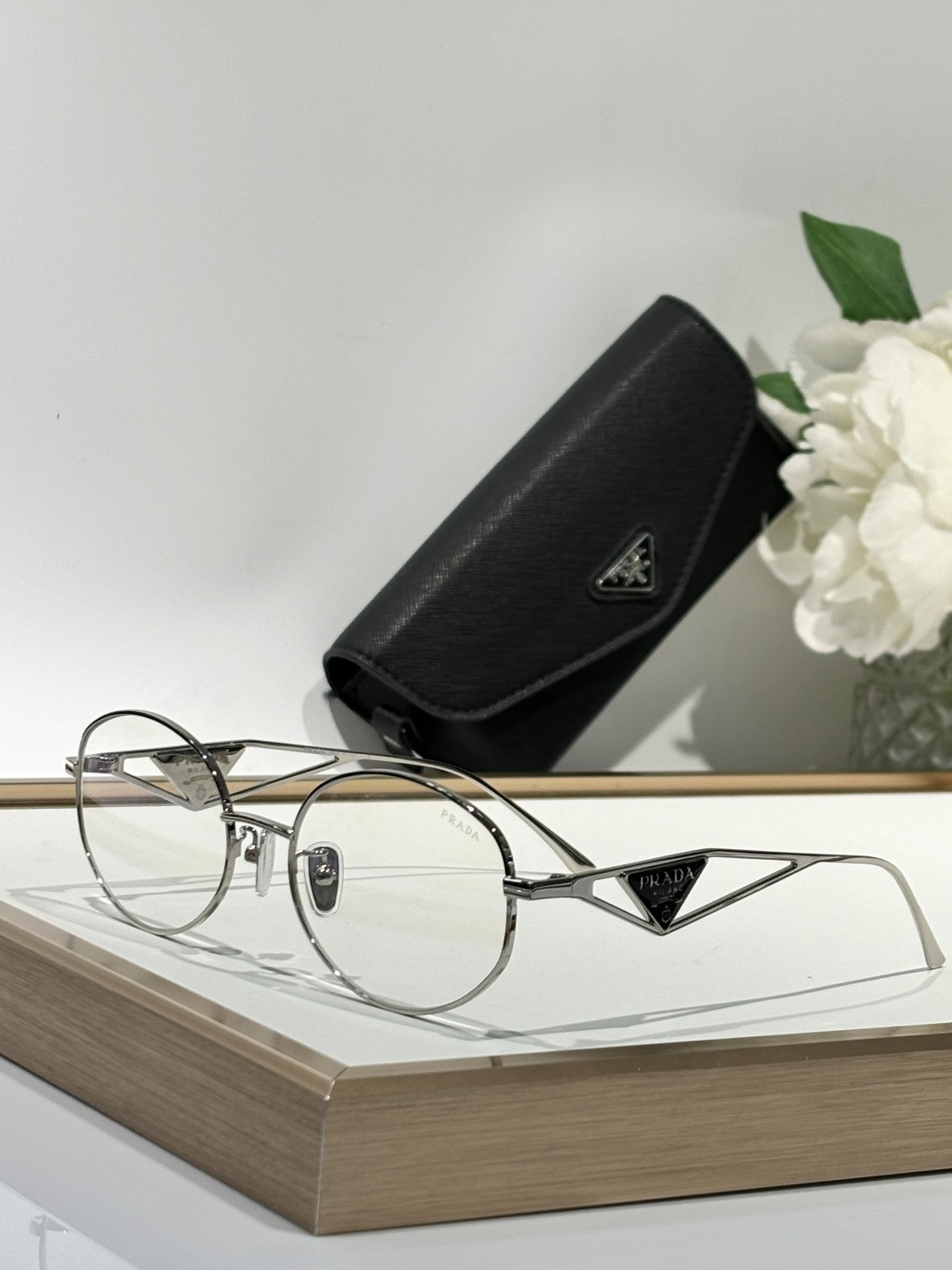 Prada Glasses SPR60Y 57-18-140 - Image 3
