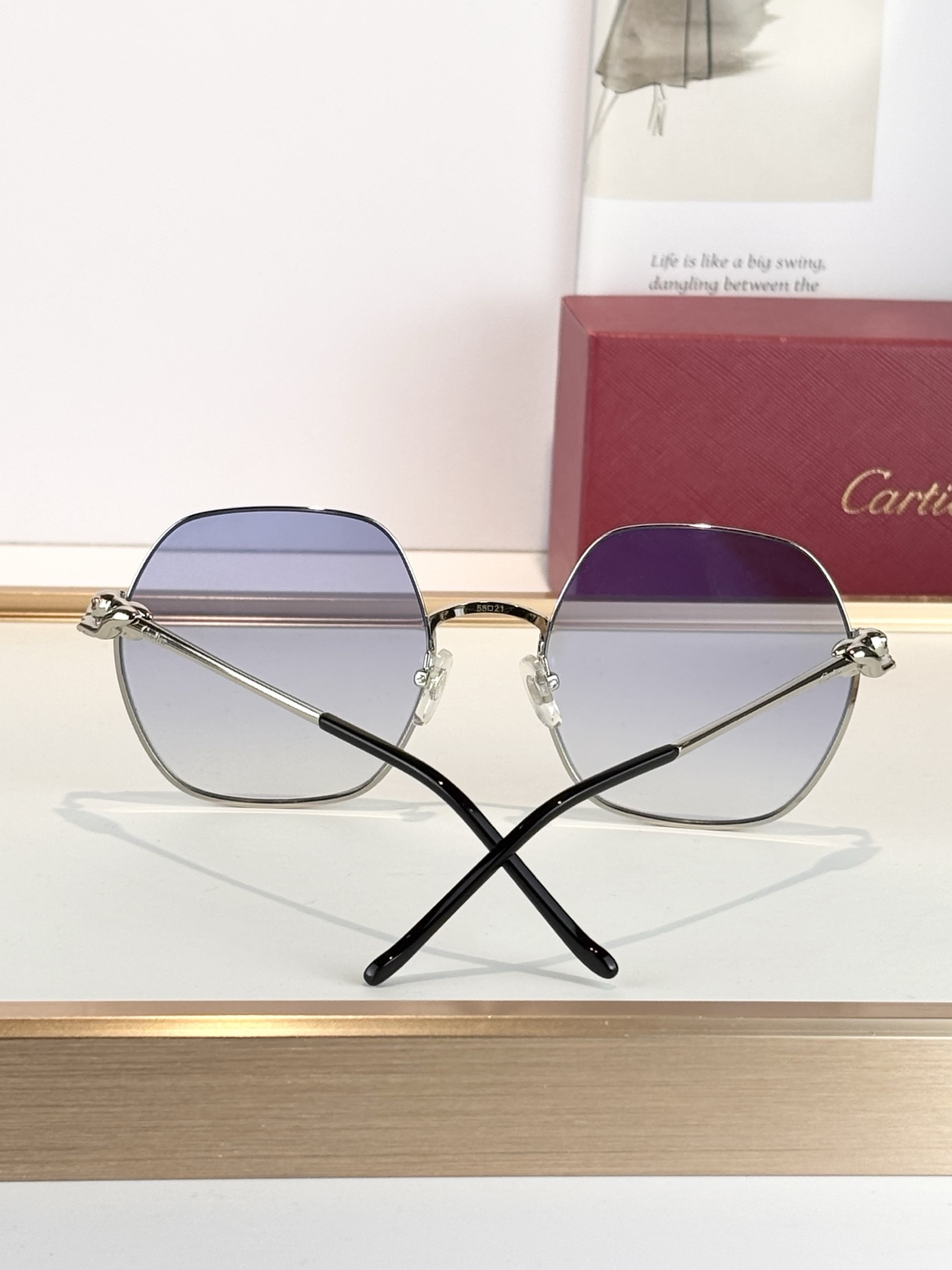 Cartier Glasses CT0267S 58-21-145 - Image 13