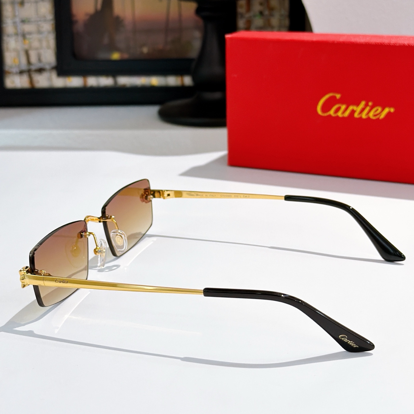 Cartier Glasses CT0598S 55-20-145 - Image 10