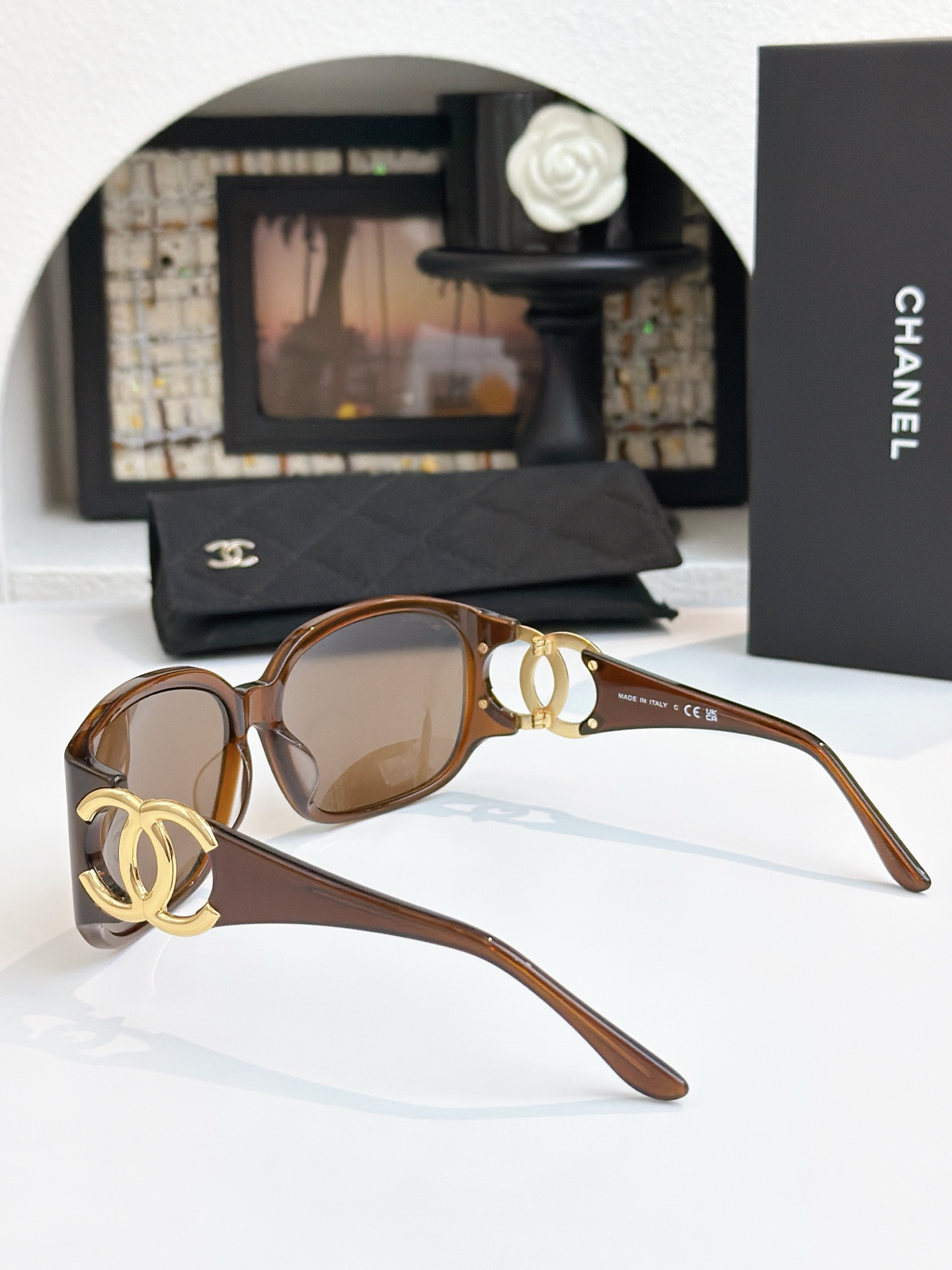 Chanel Glasses 6014 64-16-120 - Image 9