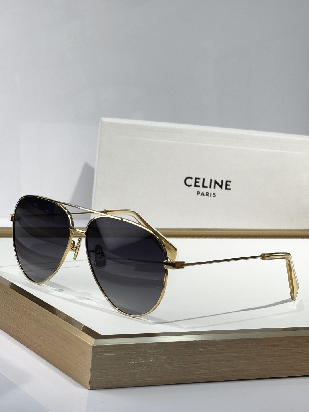 Celine Aviator Sunglasses CL40062 61-12-145 - Image 8