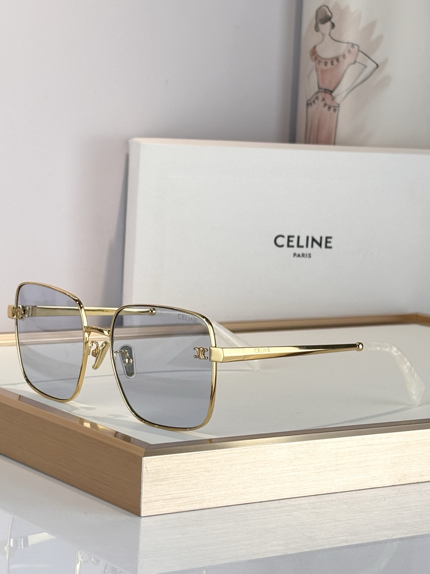 Celine Glasses CL42130U 59-18-145 - Image 3