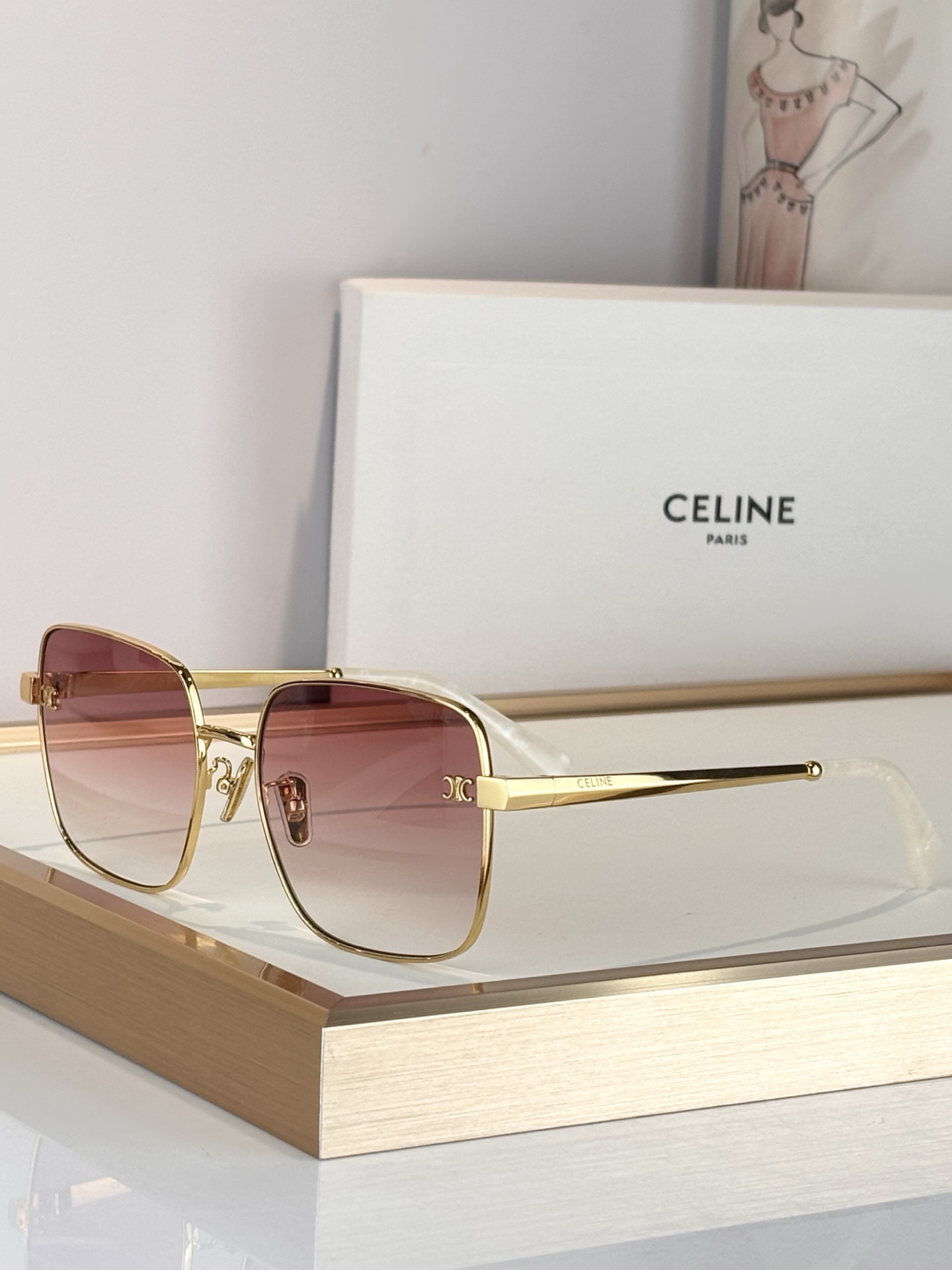 Celine Glasses CL42130U 59-18-145 - Image 8