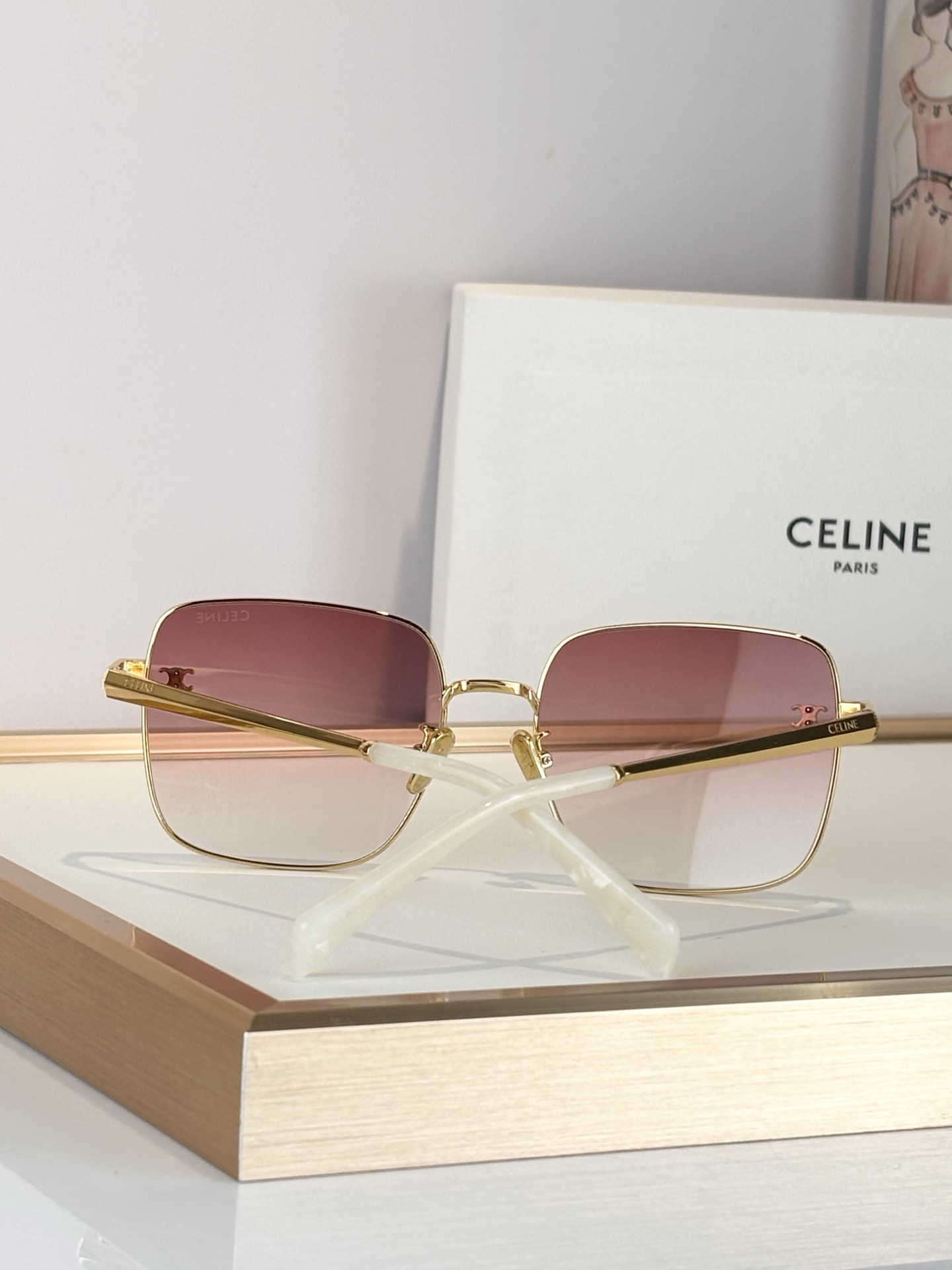 Celine Glasses CL42130U 59-18-145 - Image 11