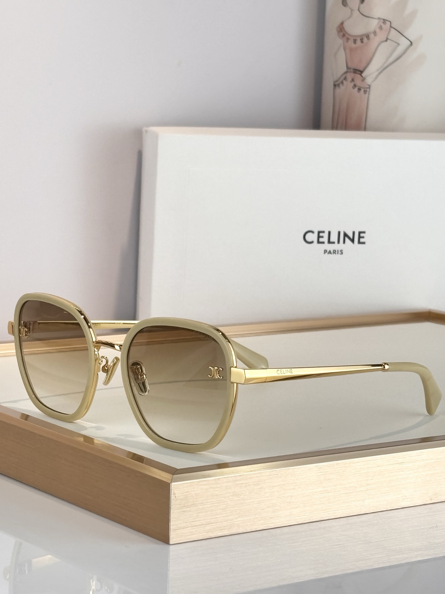 Celine Glasses CL42128U 55-22-145 - Image 3