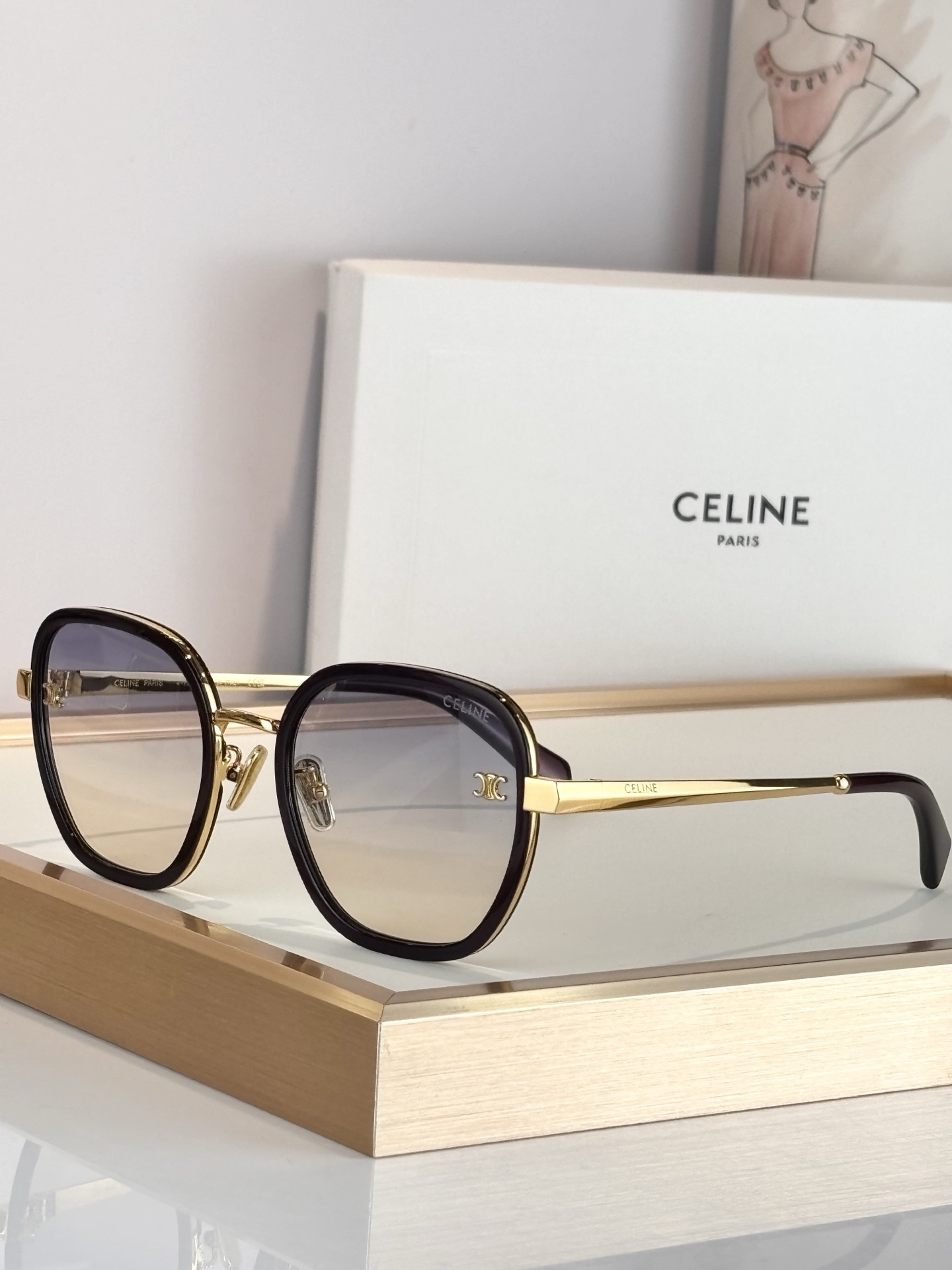 Celine Glasses CL42128U 55-22-145 - Image 8
