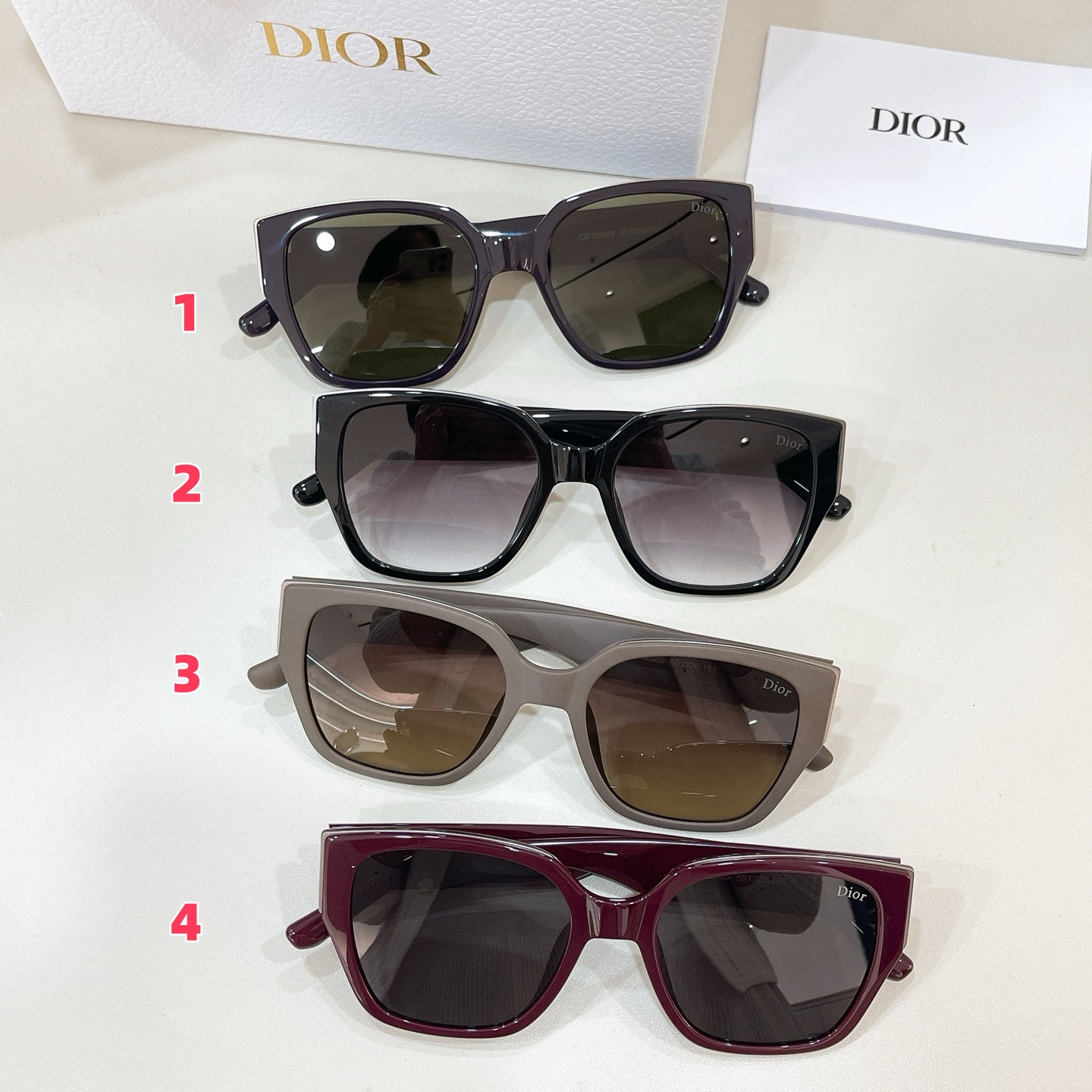 Dior Glasses CD0258S 55-20-151 - Image 2