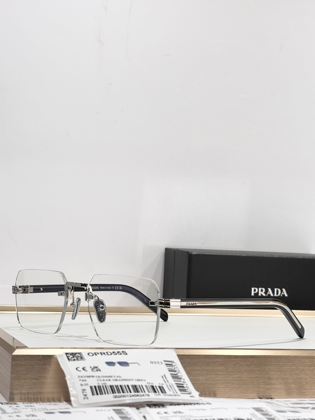 Prada Glasses SPR D55S 55-19-145 - Image 8