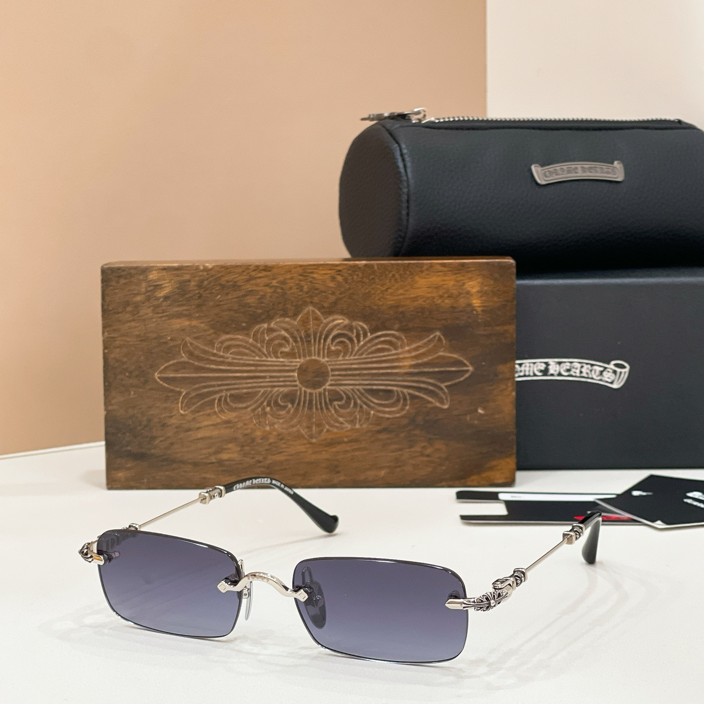 Chrome Hearts Glasses PILES III 55-20-144 - Image 4