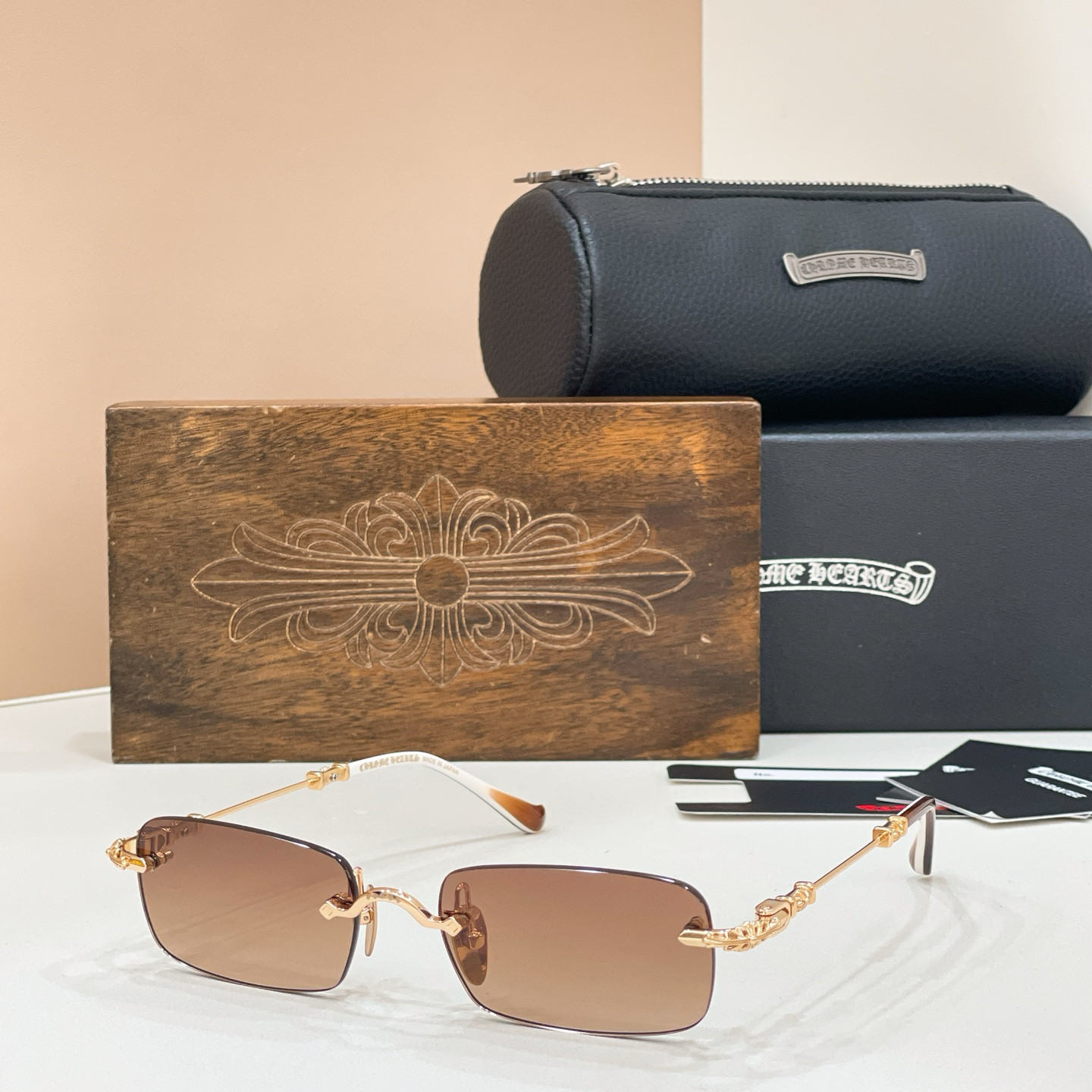Chrome Hearts Glasses PILES III 55-20-144 - Image 5
