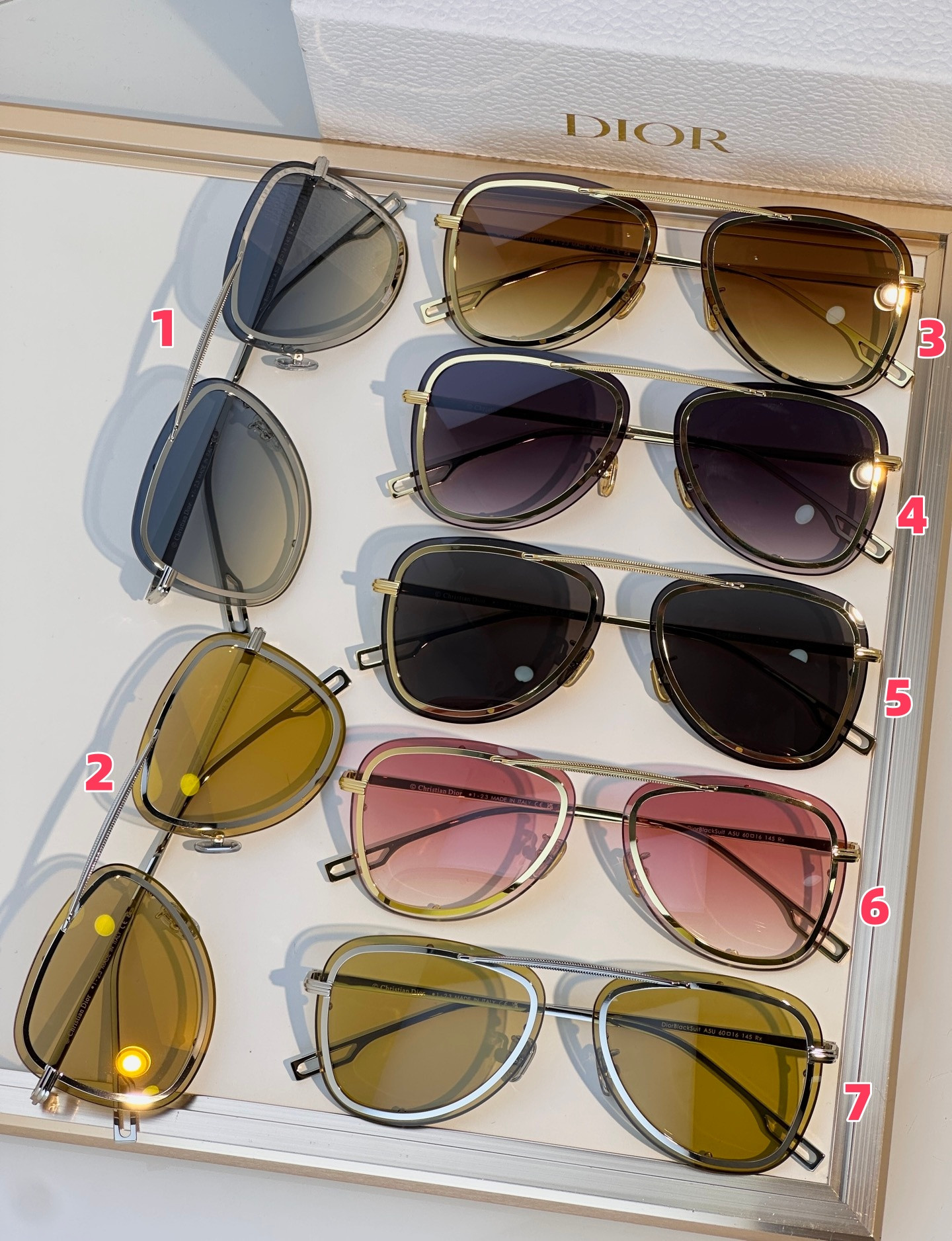 Dior Glasses DiorBlackSuit A5U 60-16-145 - Image 2