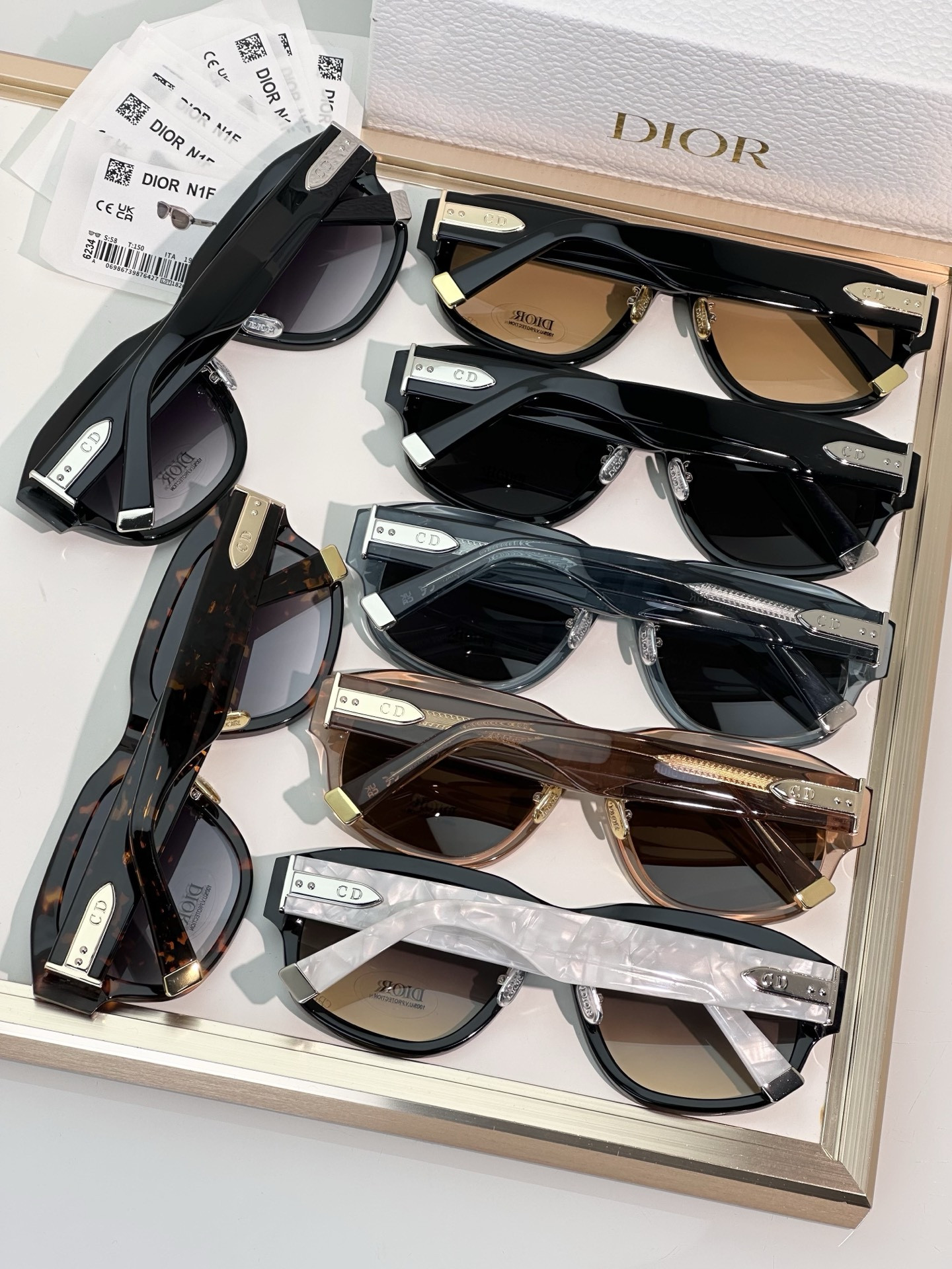 Dior Glasses Midnight N1F 58-19-150 - Image 3