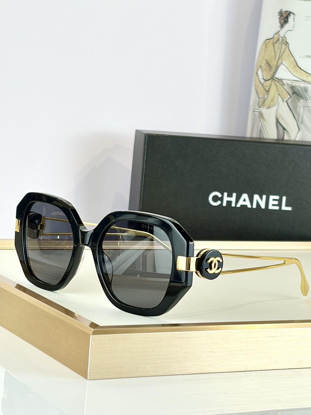 Chanel Glasses CH5513-H 55-20-135 - Image 3