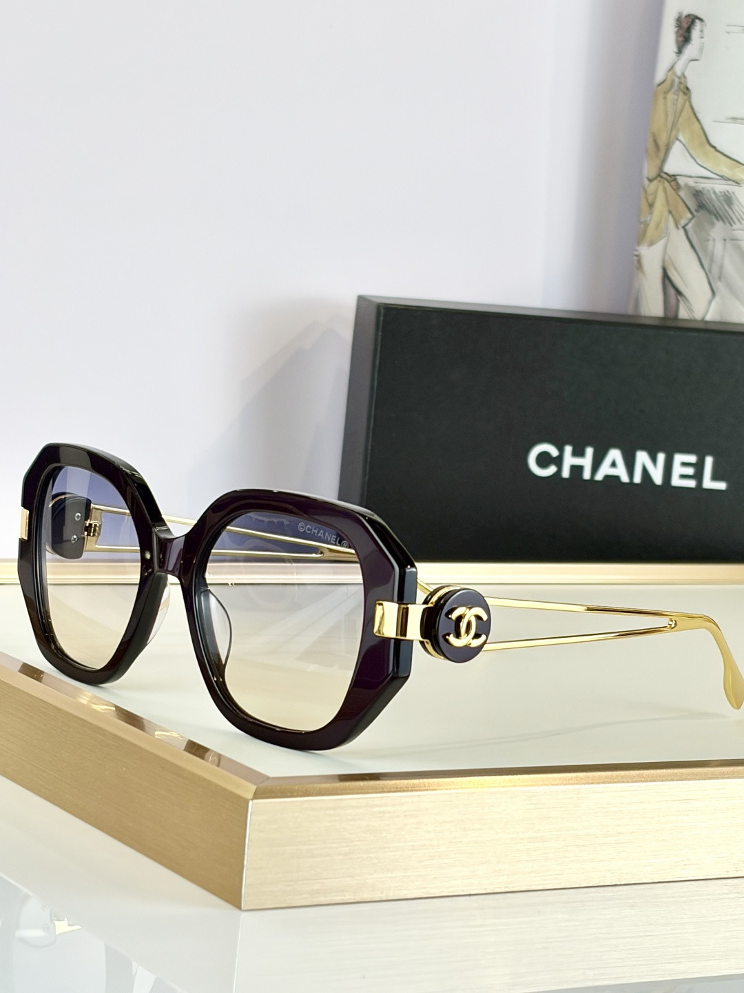 Chanel Glasses CH5513-H 55-20-135 - Image 4