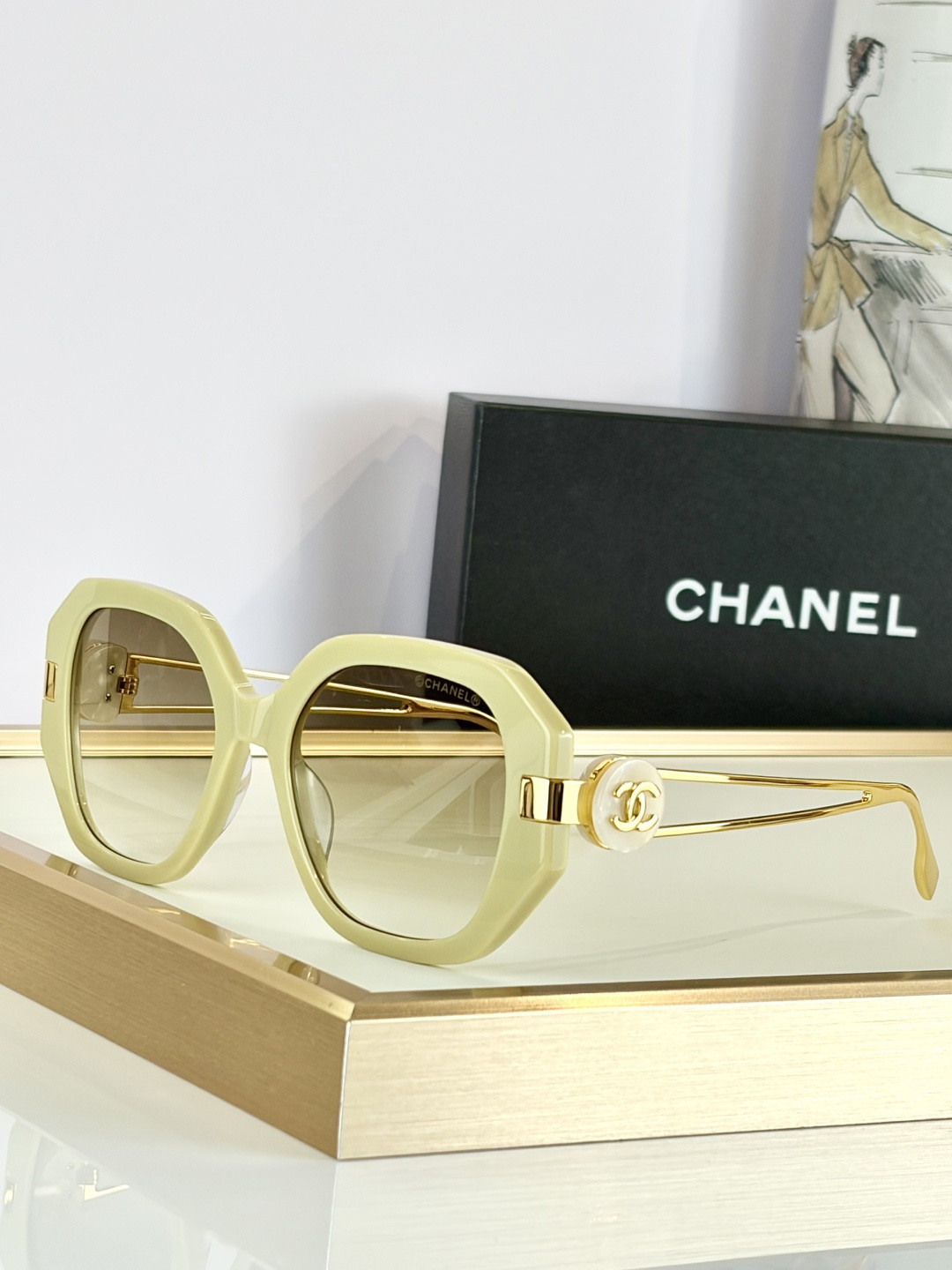 Chanel Glasses CH5513-H 55-20-135 - Image 5