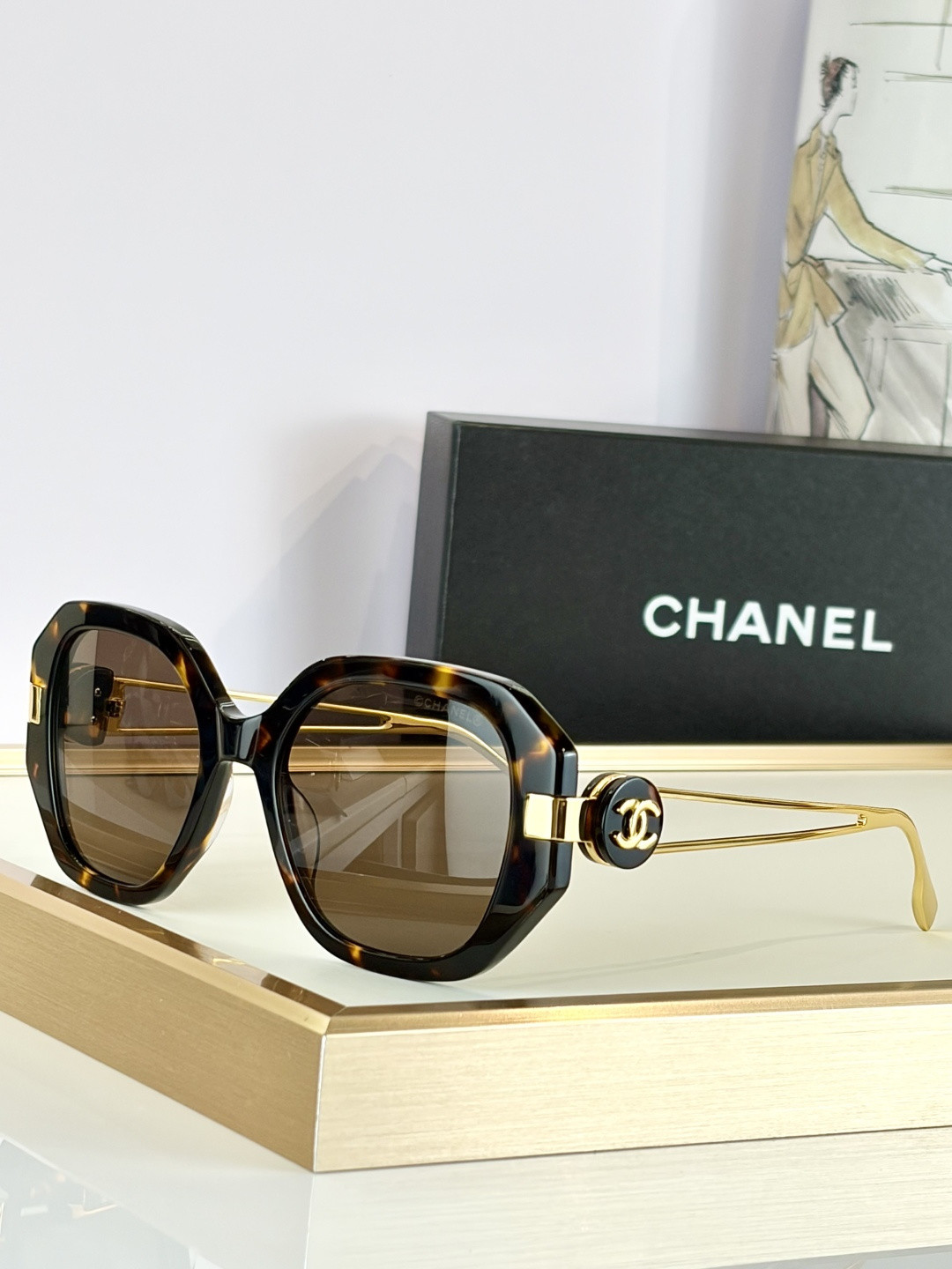 Chanel Glasses CH5513-H 55-20-135 - Image 6