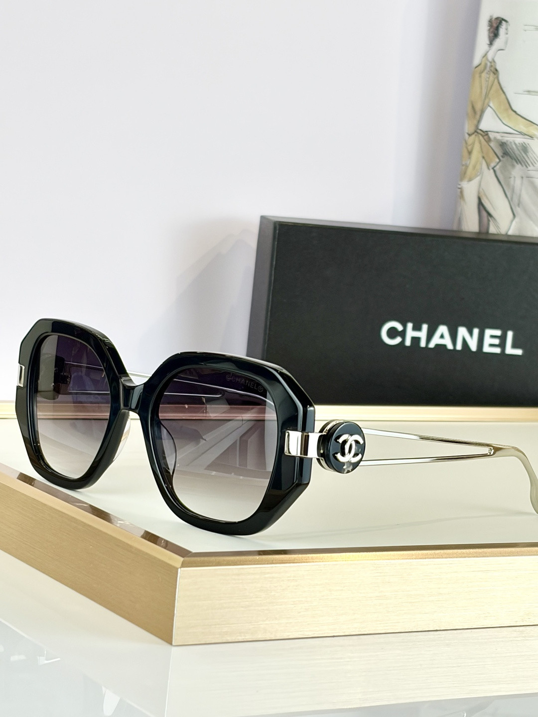 Chanel Glasses CH5513-H 55-20-135 - Image 7