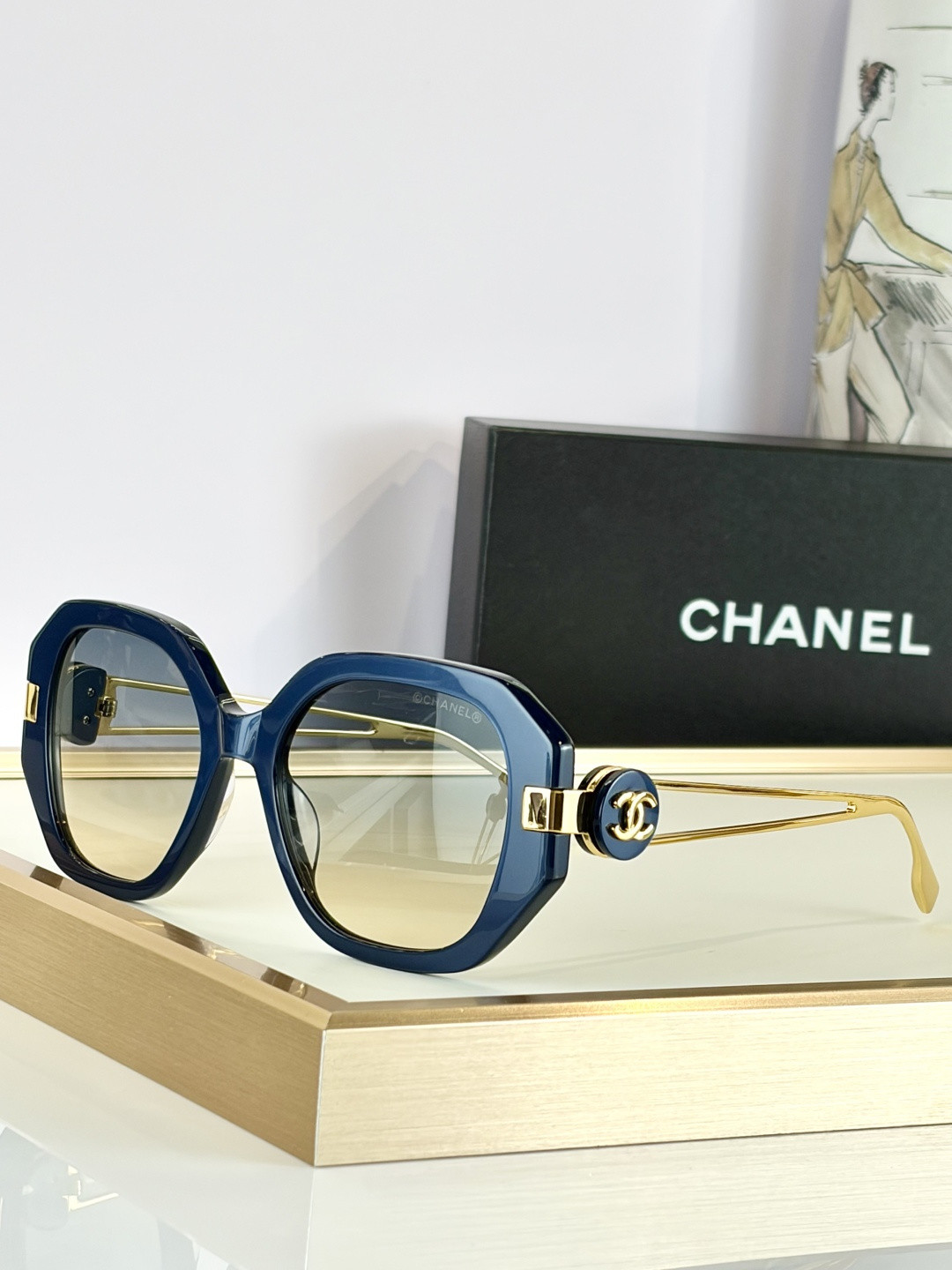 Chanel Glasses CH5513-H 55-20-135 - Image 8