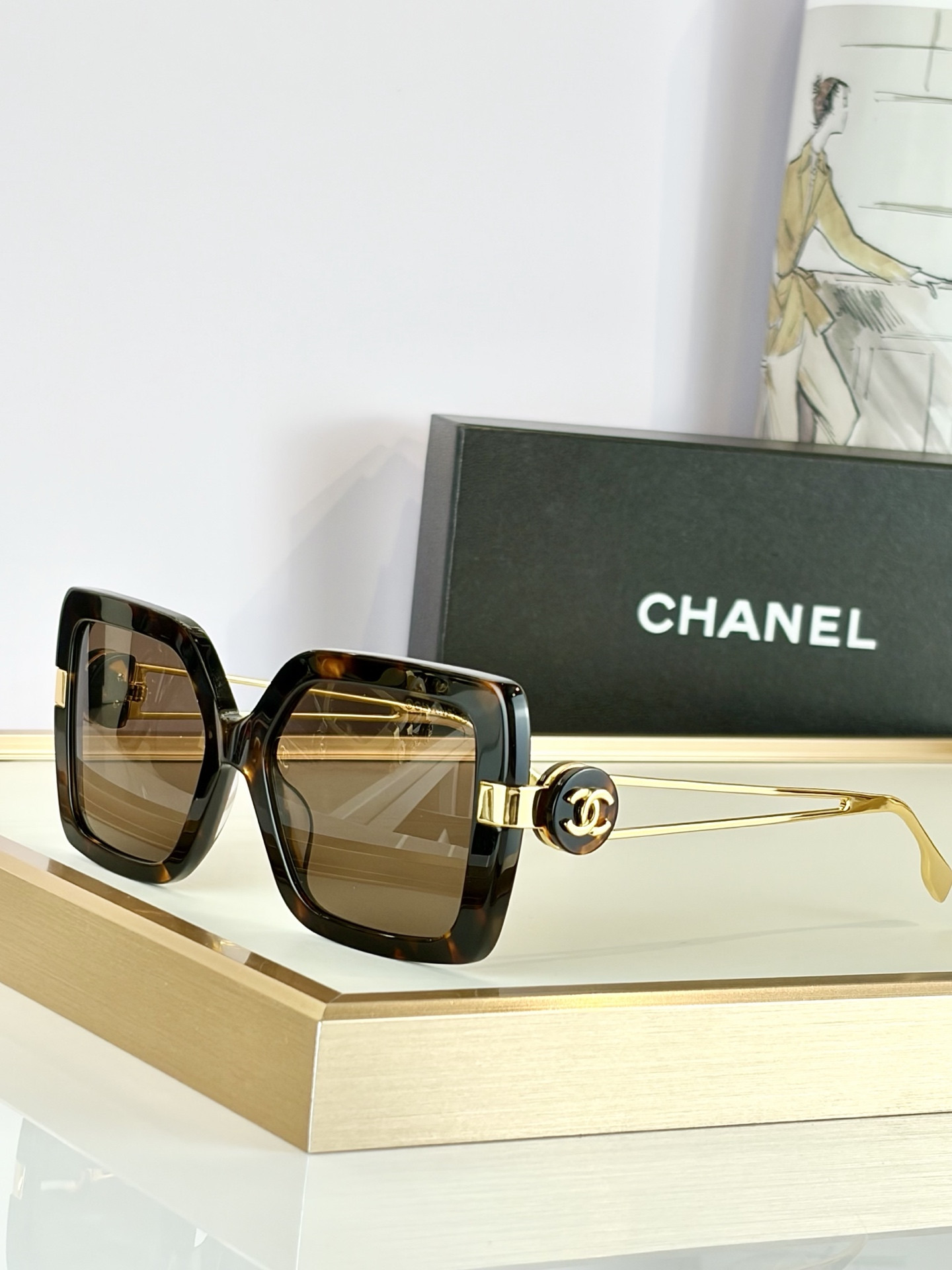 Chanel Glasses CH5512-H 56-18-145 - Image 3