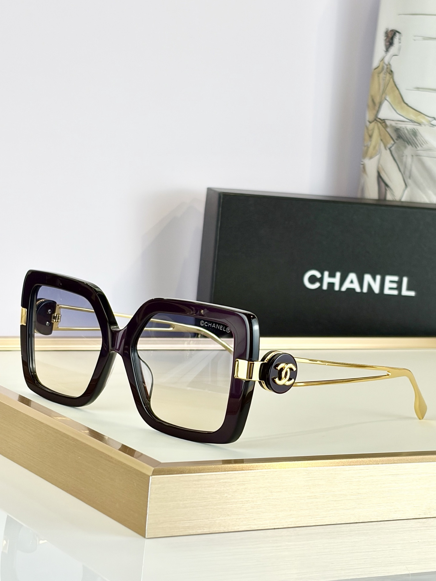 Chanel Glasses CH5512-H 56-18-145 - Image 4