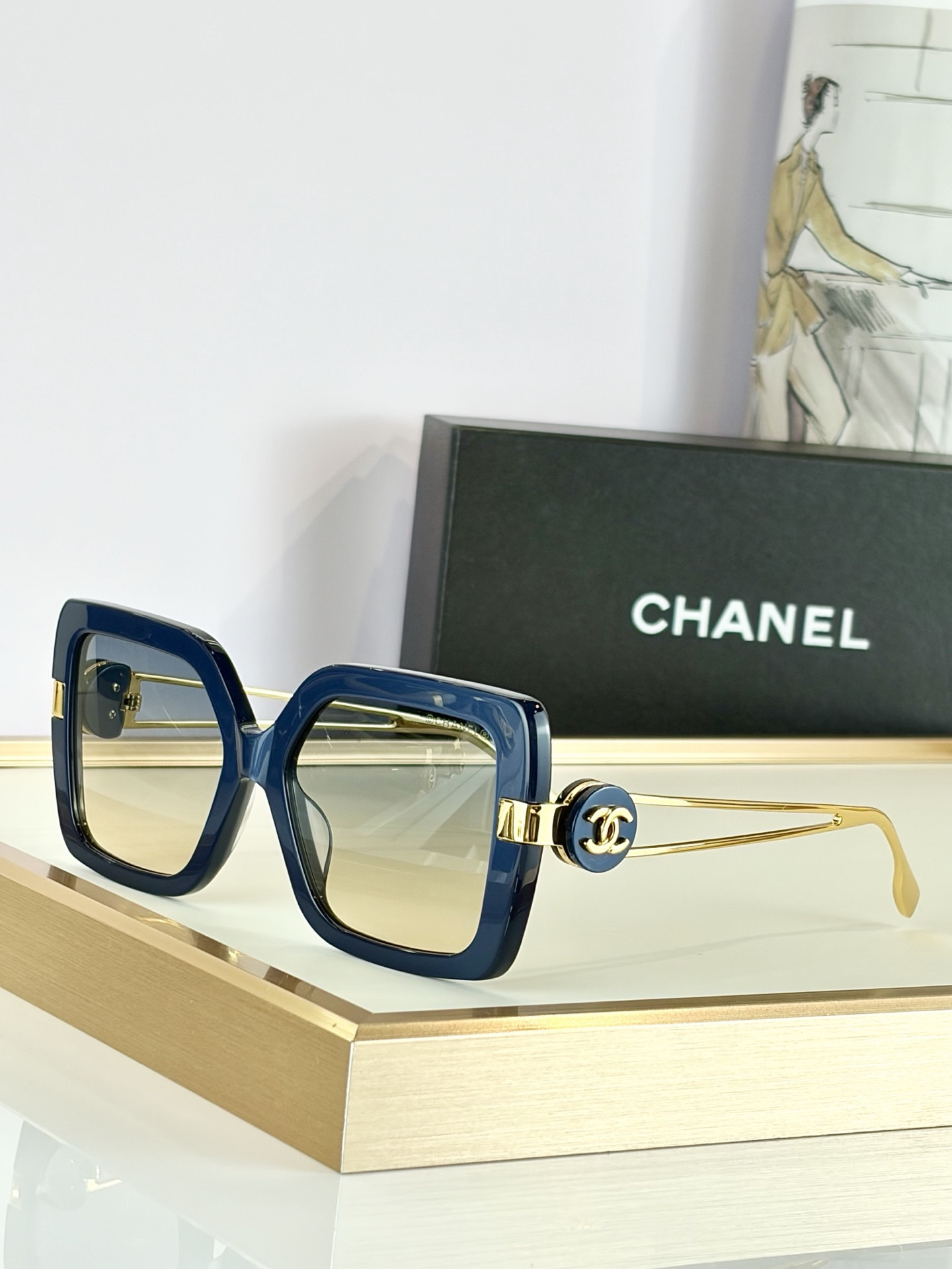 Chanel Glasses CH5512-H 56-18-145 - Image 5