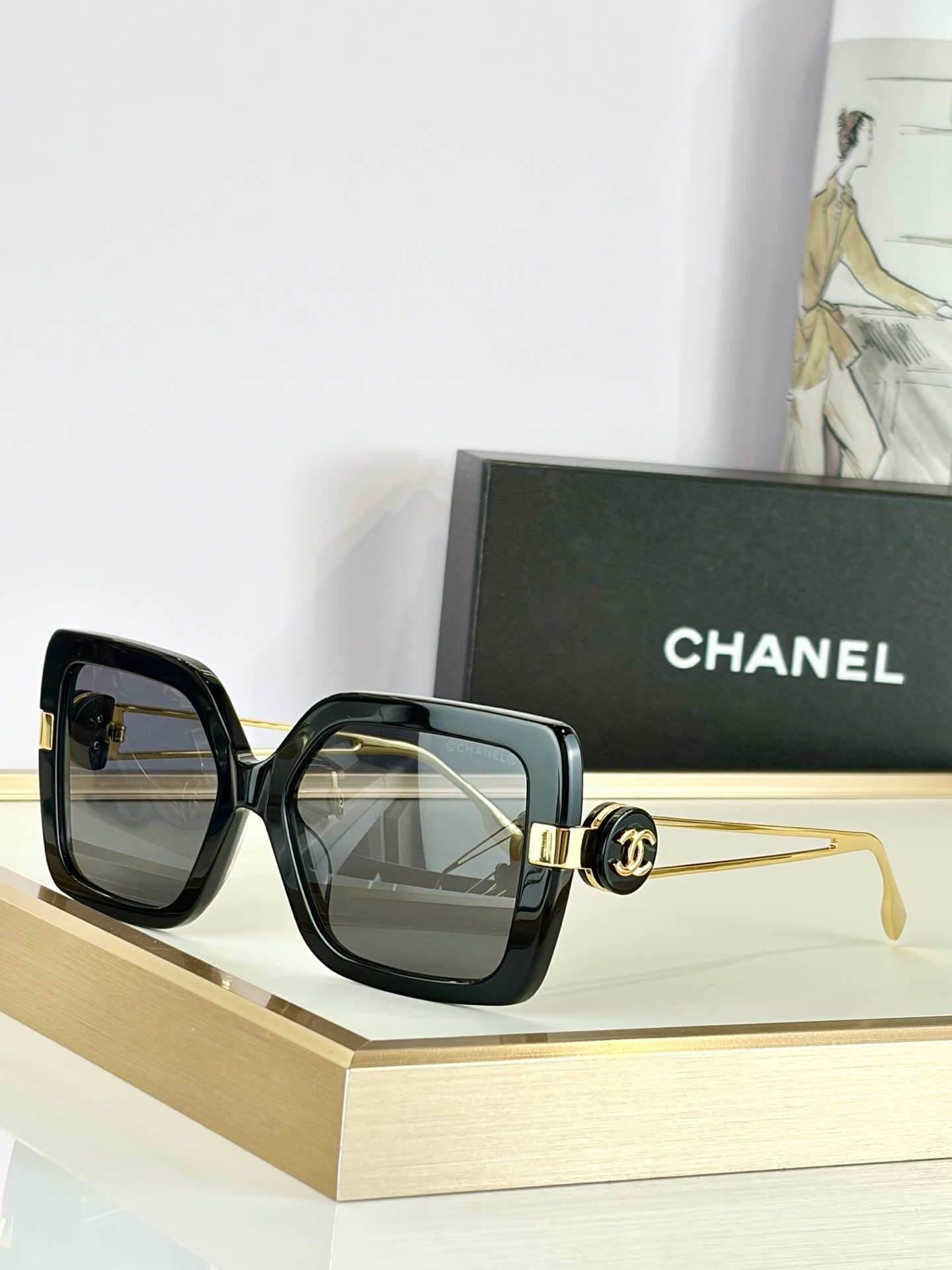 Chanel Glasses CH5512-H 56-18-145 - Image 6