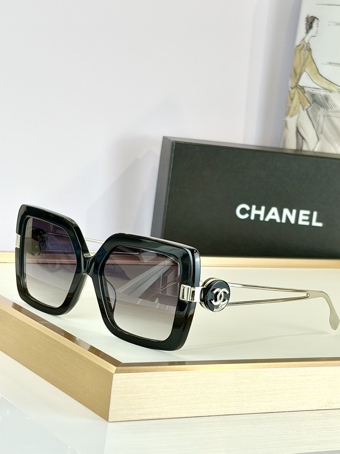 Chanel Glasses CH5512-H 56-18-145 - Image 8