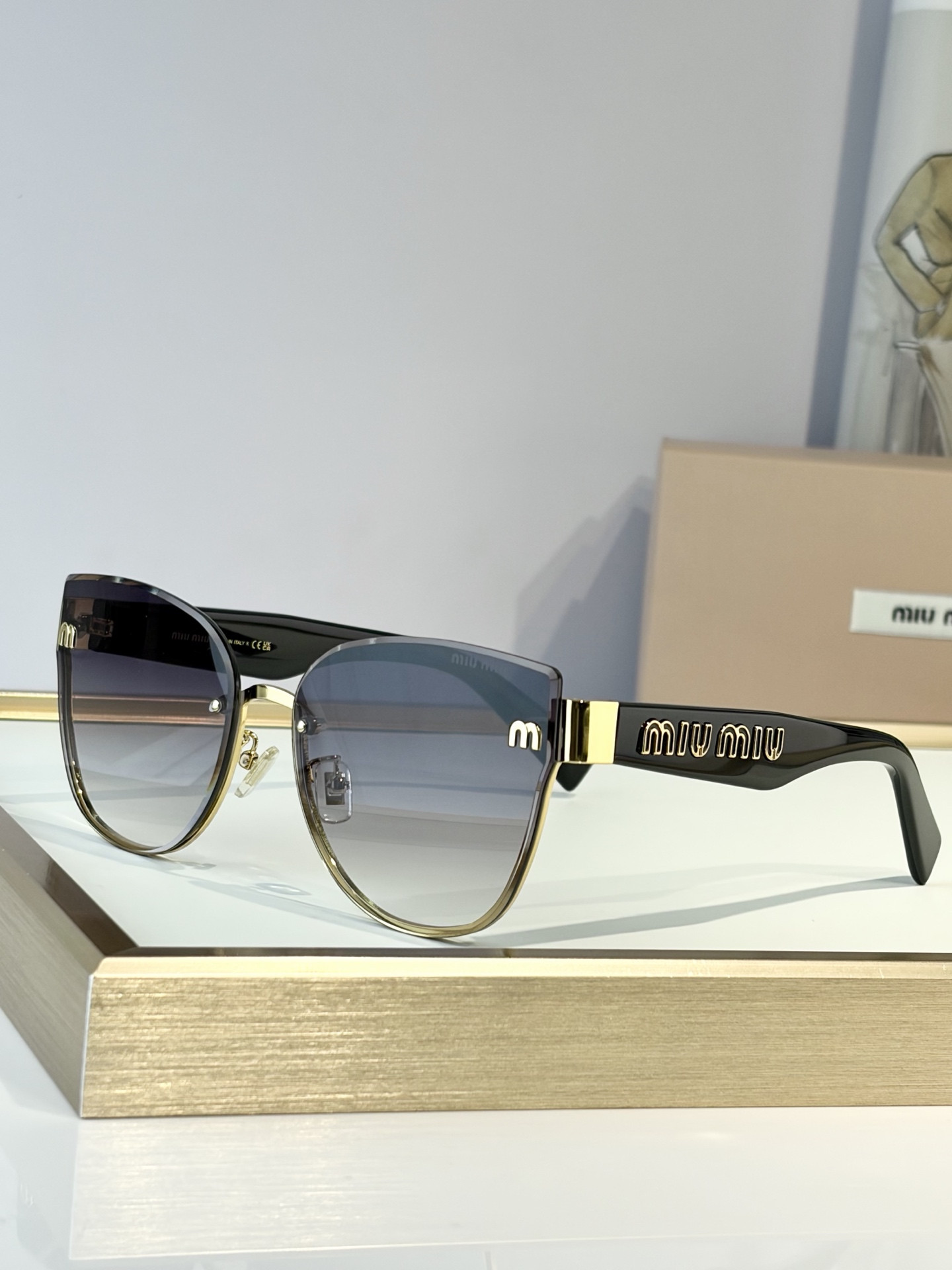 Miu Miu Glasses MU 70ZS 62-16-145 - Image 5
