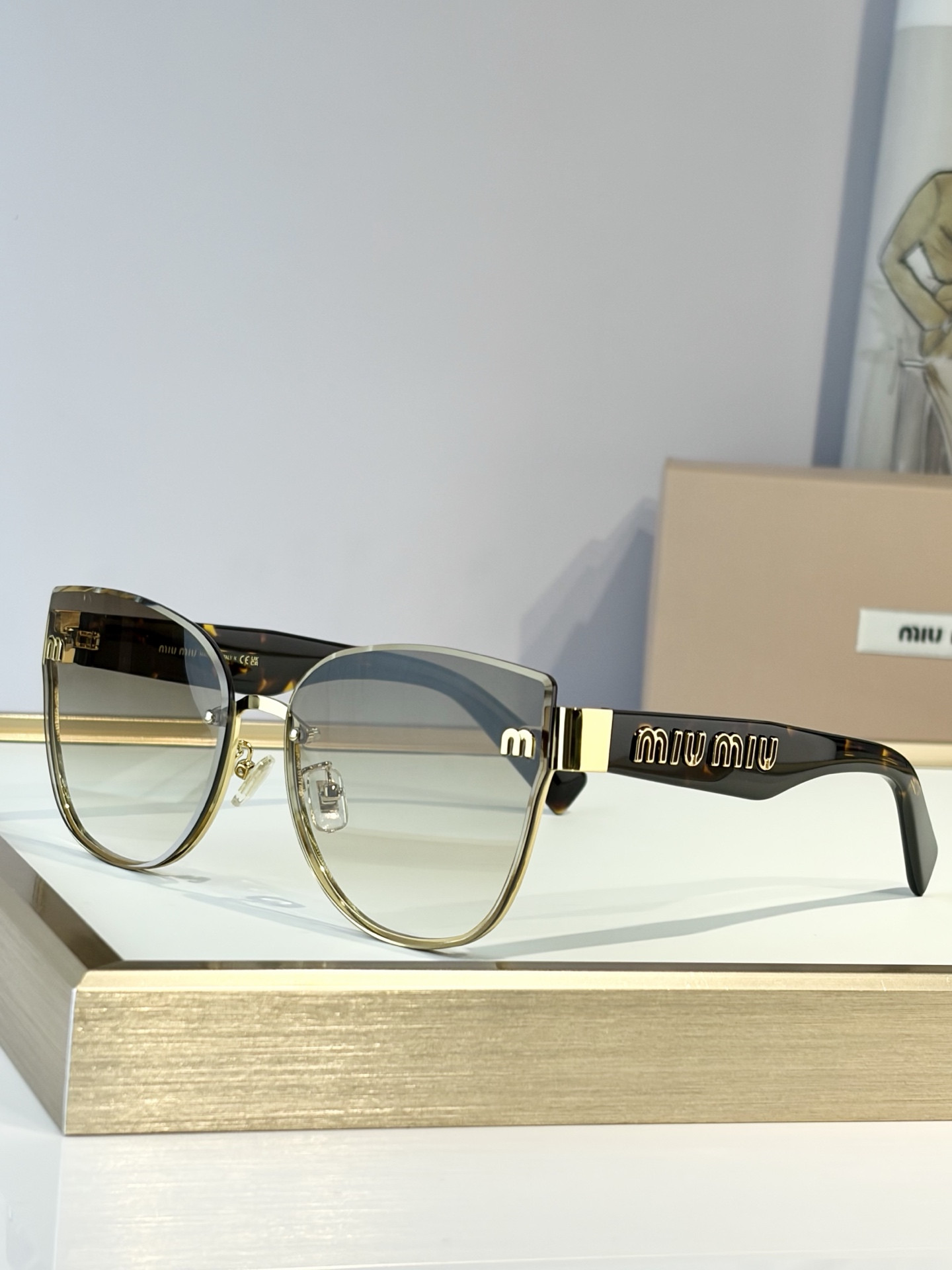 Miu Miu Glasses MU 70ZS 62-16-145 - Image 7
