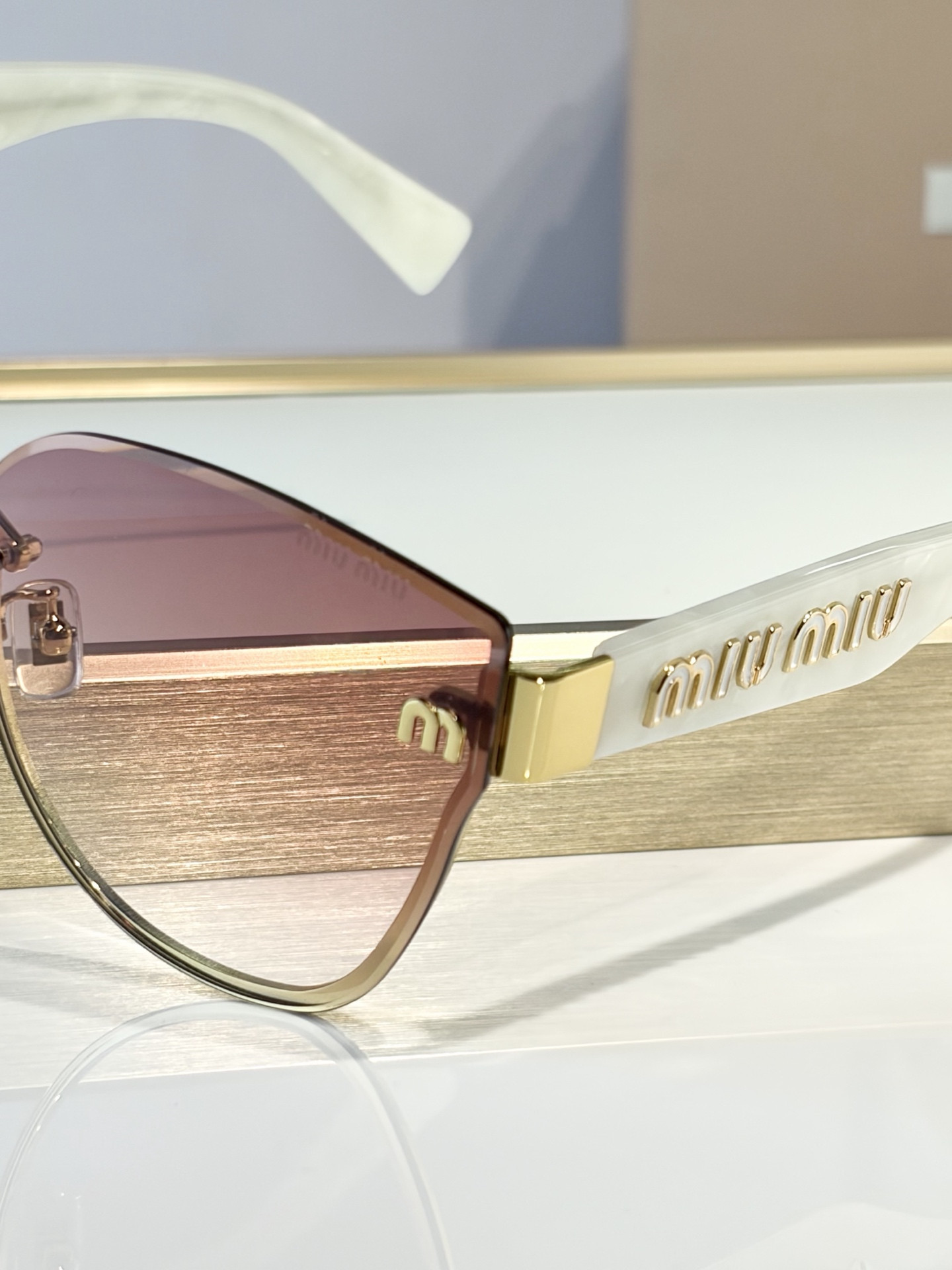 Miu Miu Glasses MU 70ZS 62-16-145 - Image 9