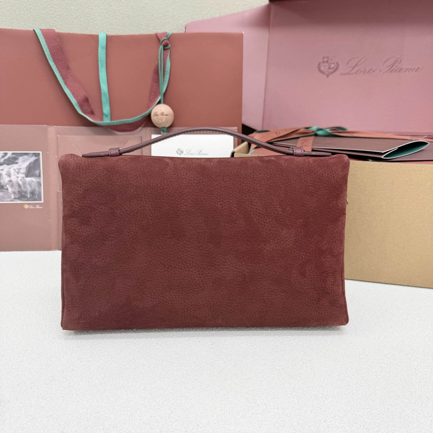 Loro Piana Extra pouch L29 29x18x5cm - Image 3