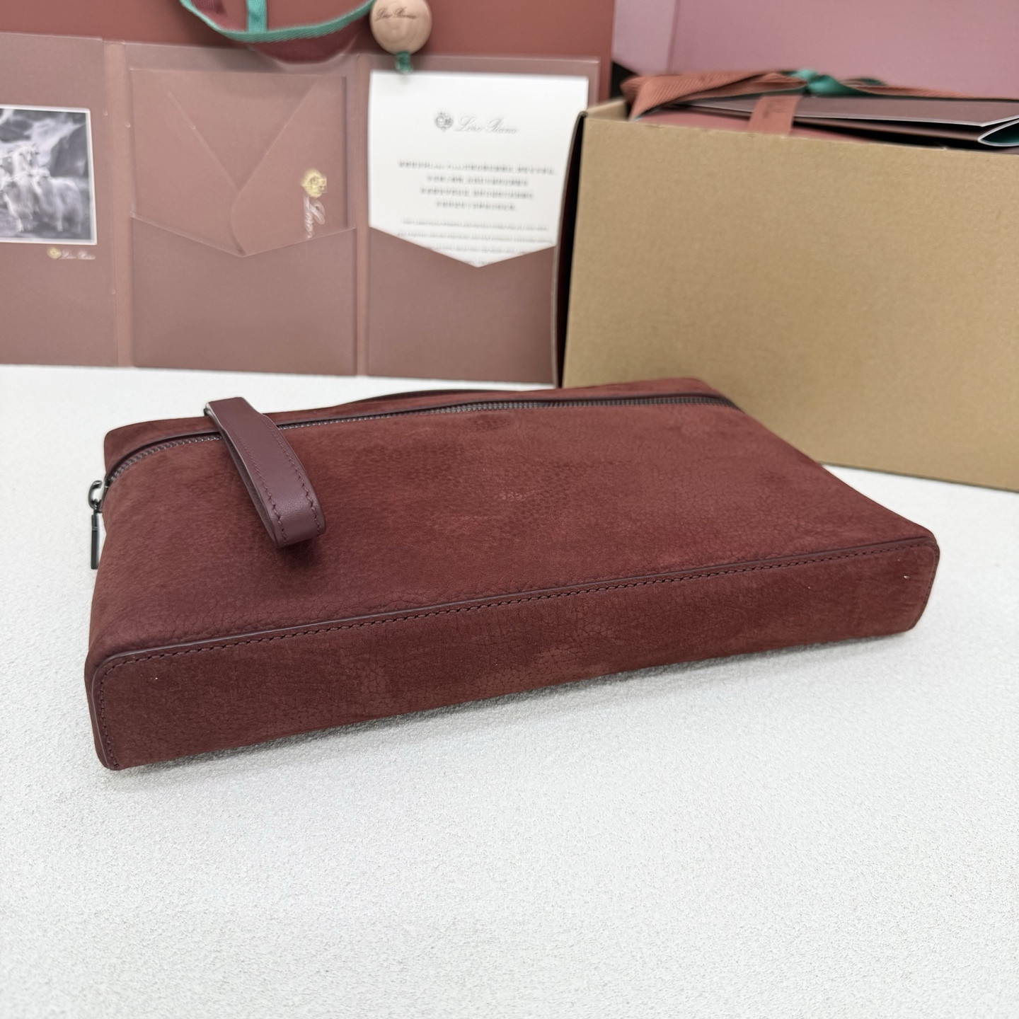 Loro Piana Extra pouch L29 29x18x5cm - Image 6