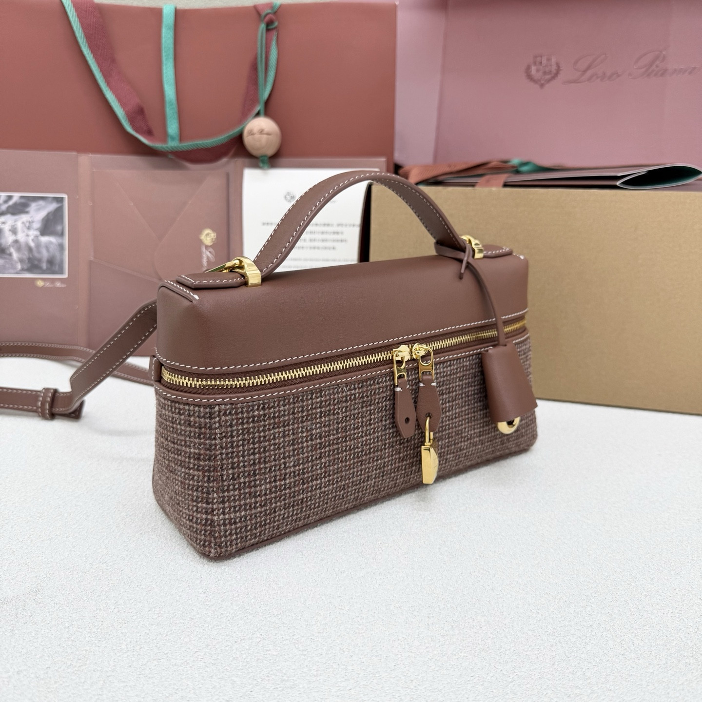 Loro Piana Extra Bag L23 23x12x7cm - Image 3