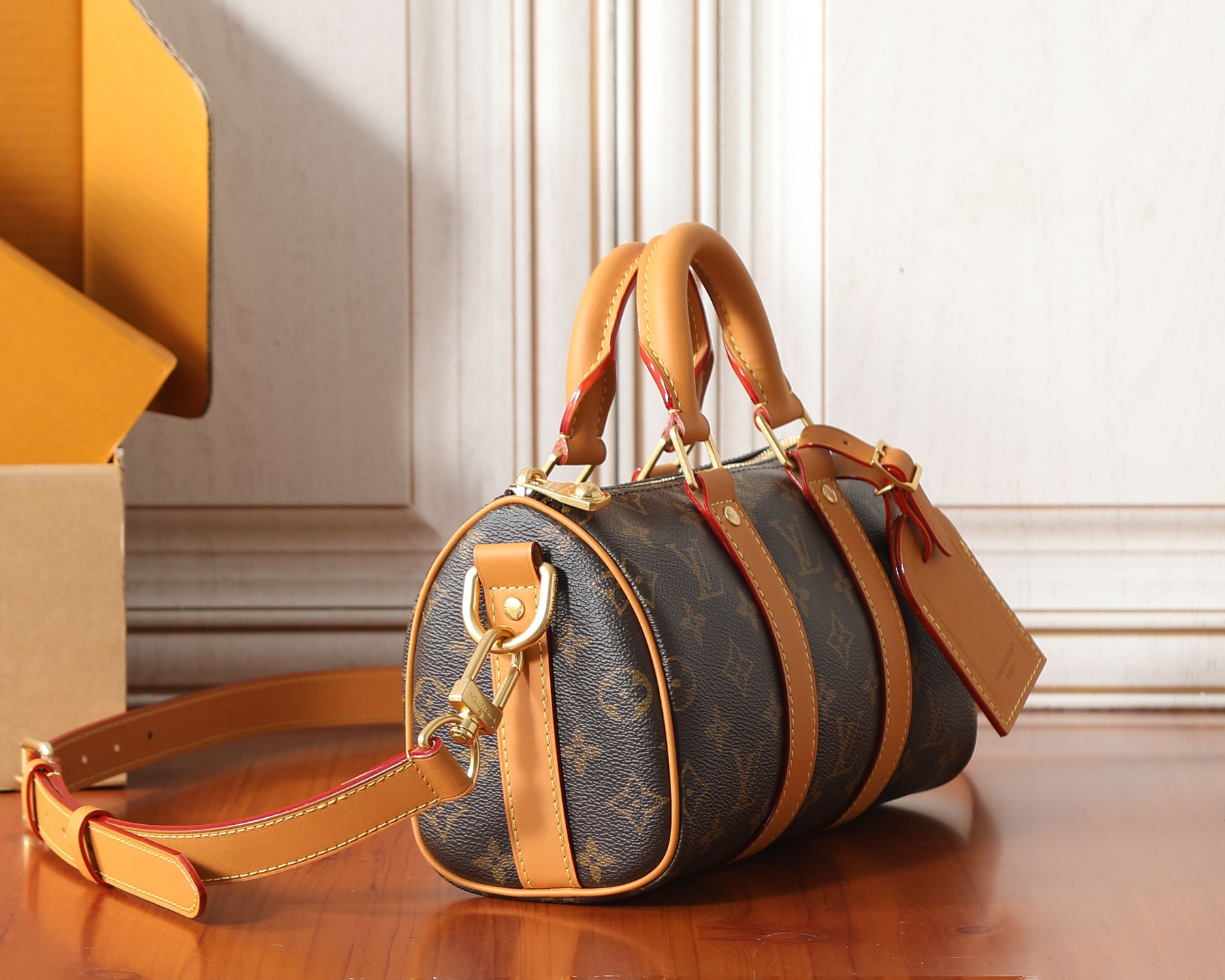 LV KEEPALL Bandoulière 25 Handbag M28957 25x15x11cm - Image 3