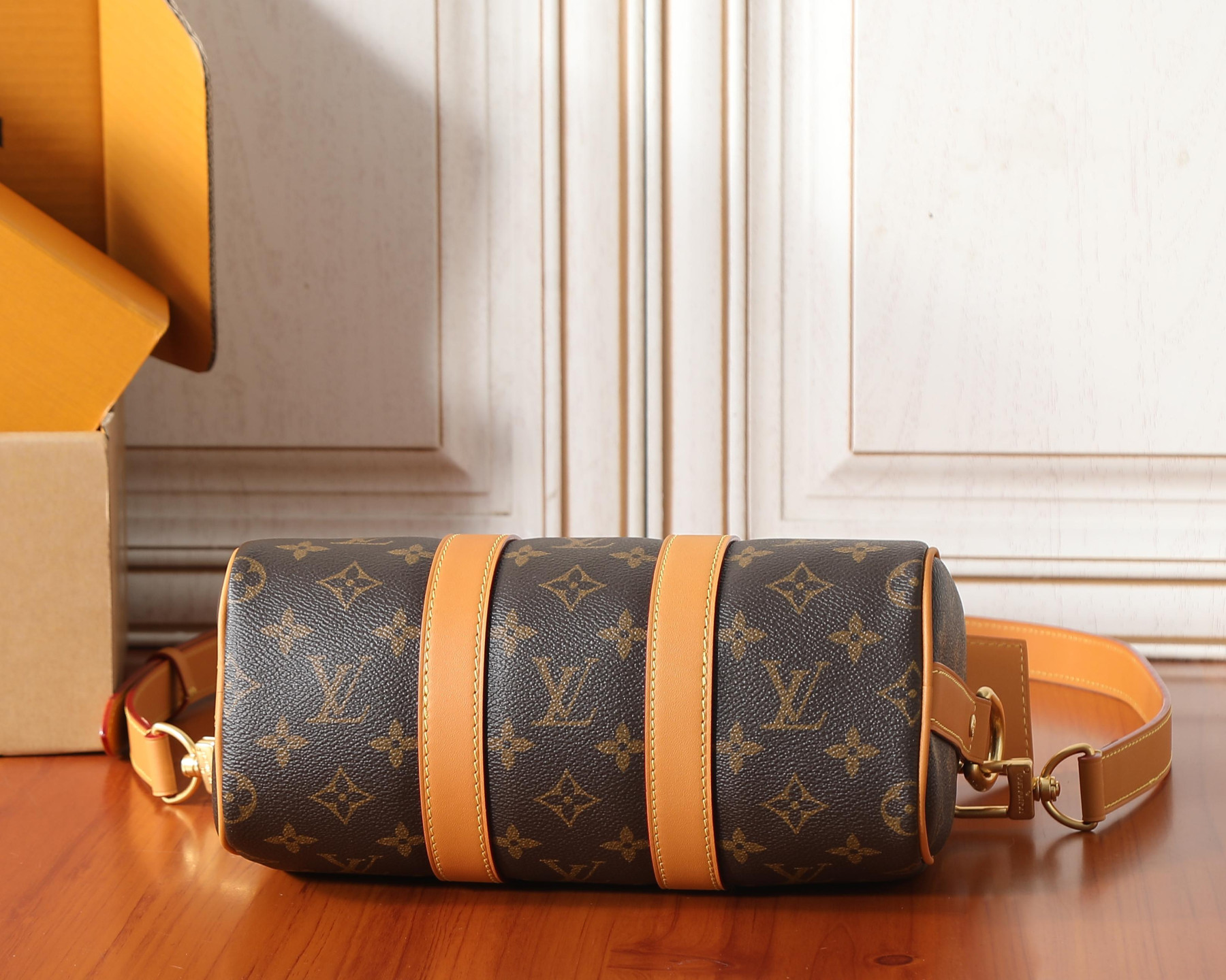 LV KEEPALL Bandoulière 25 Handbag M28957 25x15x11cm - Image 8