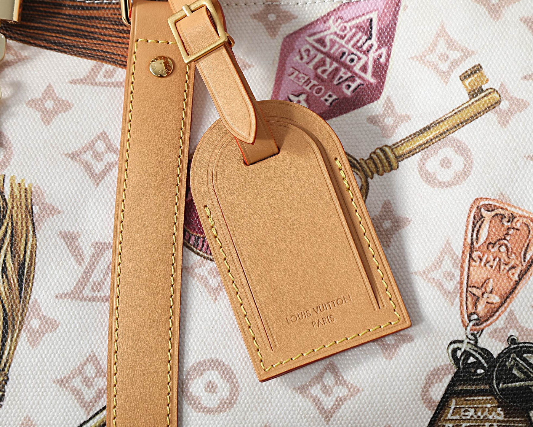 LV KEEPALL Bandoulière 45 travel bag M28780 45x27x20cm - Image 5