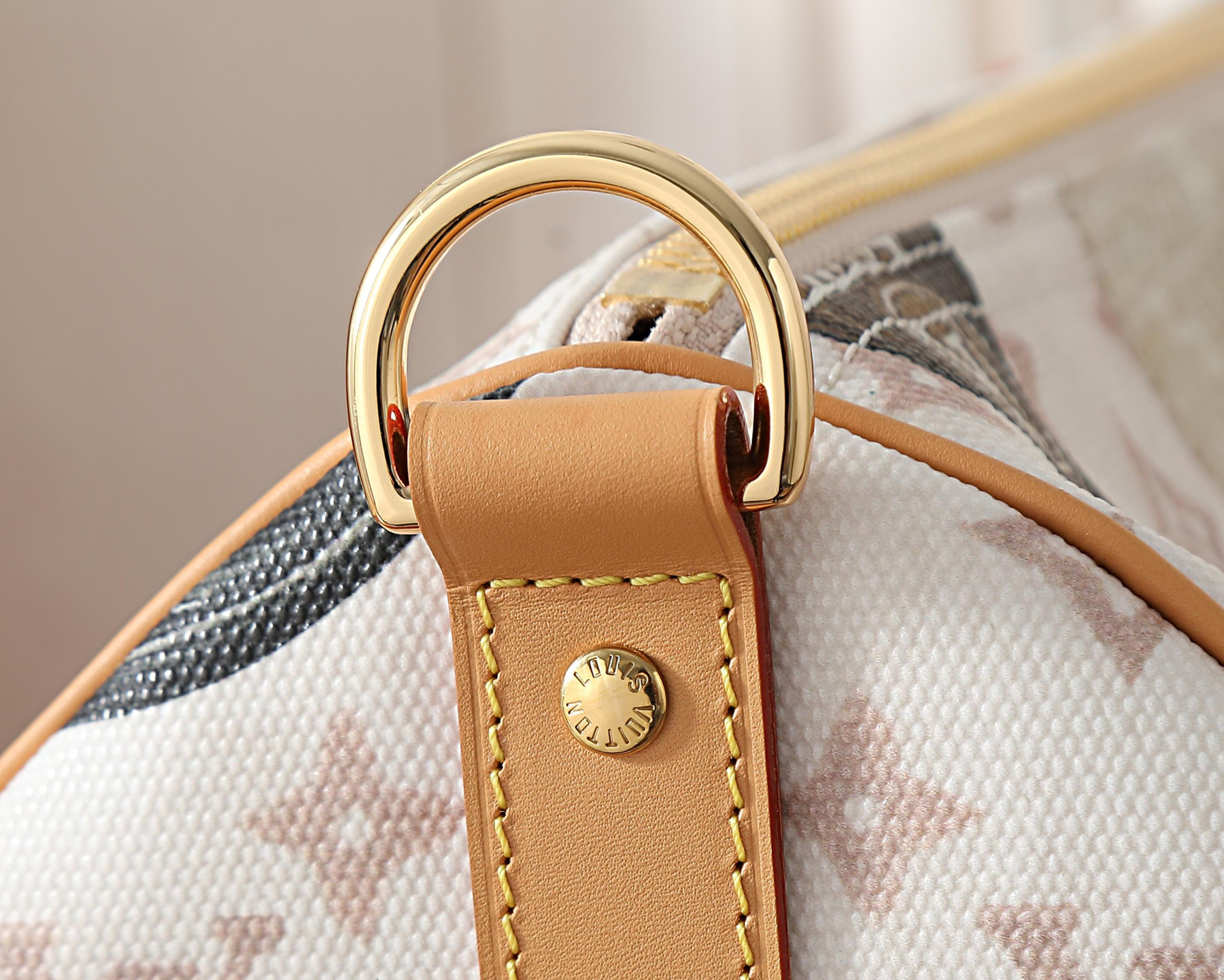 LV KEEPALL Bandoulière 45 travel bag M28780 45x27x20cm - Image 19