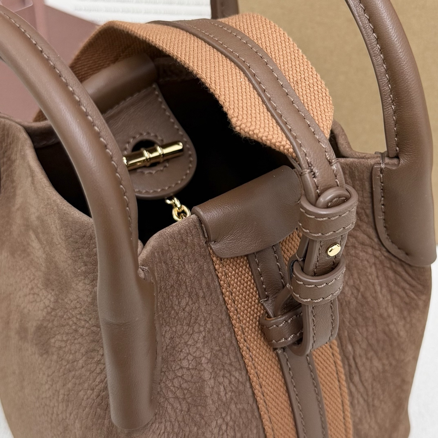 Loro Piana Micro Bale bag FAM7943 (16*13*13cm) - Image 7
