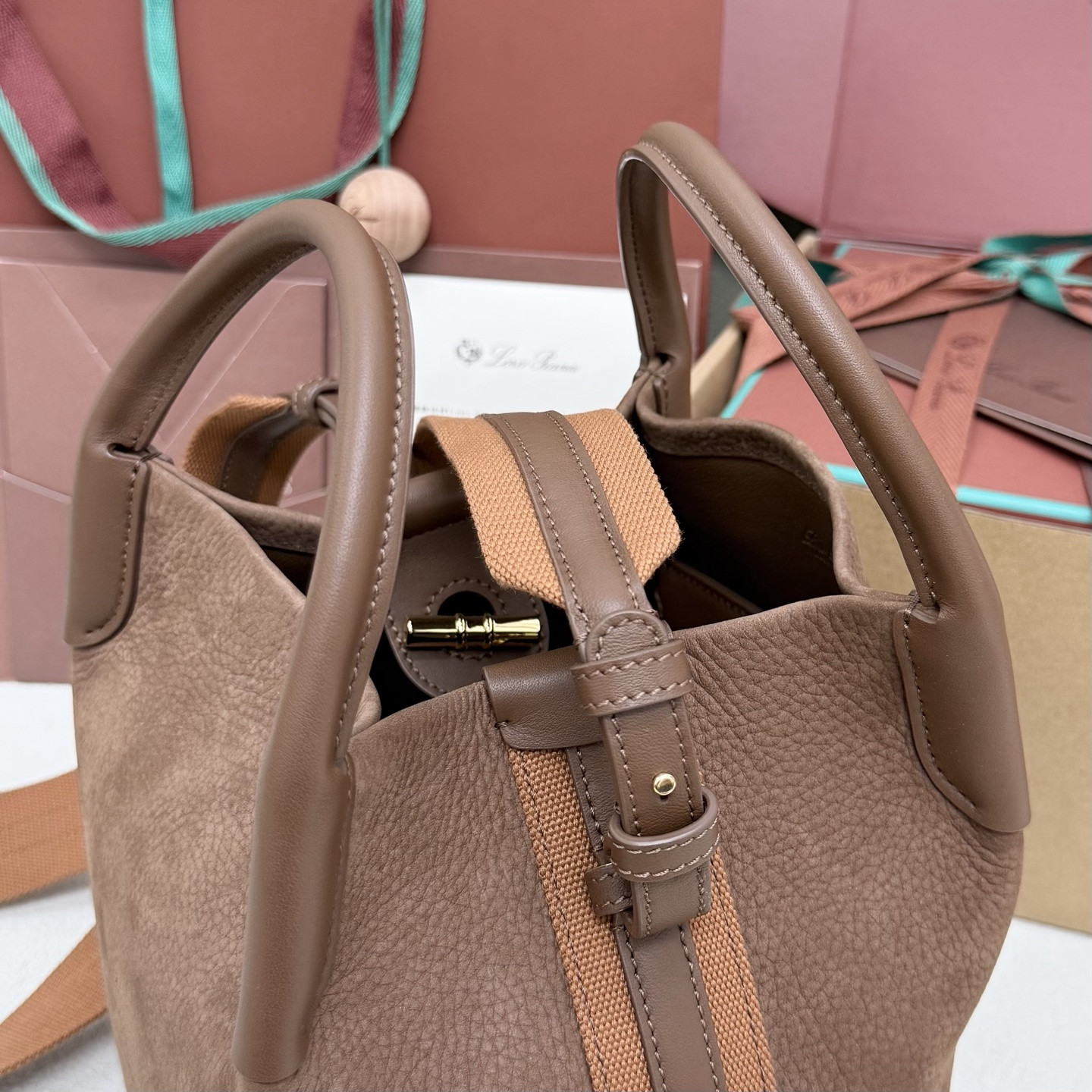 Loro Piana Small Bale Bag (21*17*17cm) - Image 7